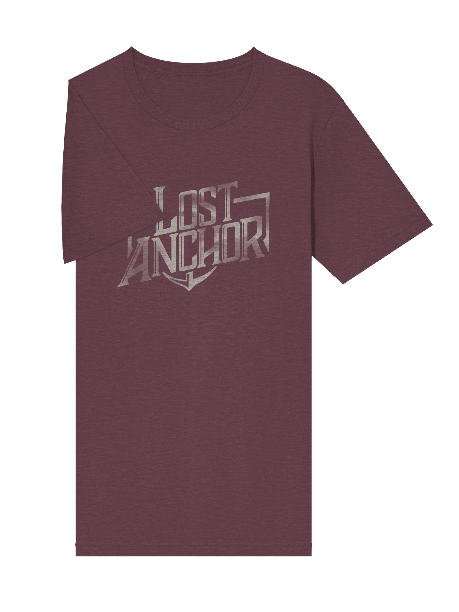 Lost Anchor Logo Tee - Maroon product image (5)