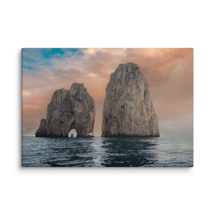 Through the Faraglioni, Capri, Italy Canvas Print product image (2)