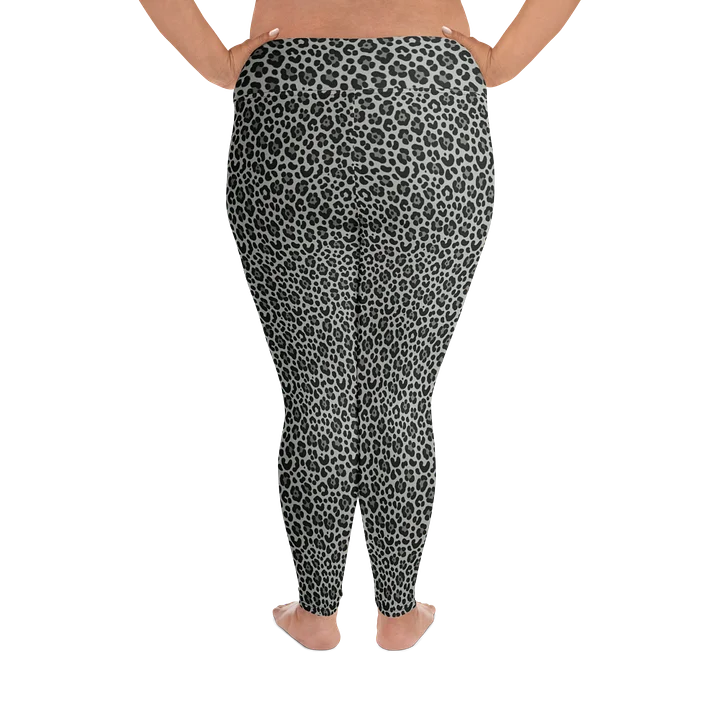 Bold Snow Leopard Print Plus Size Leggings product image (2)