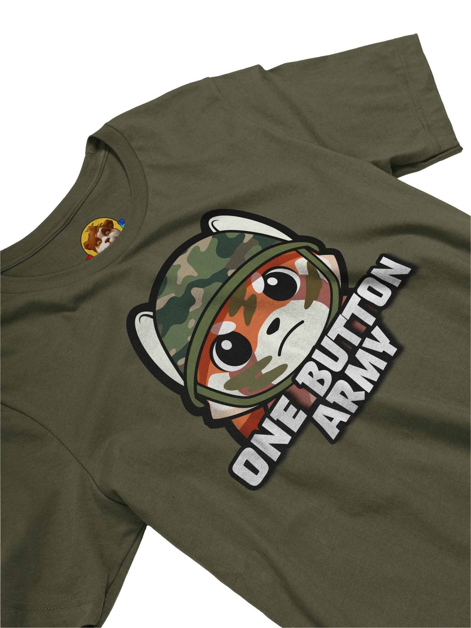 One Button Army T-Shirt product image (27)