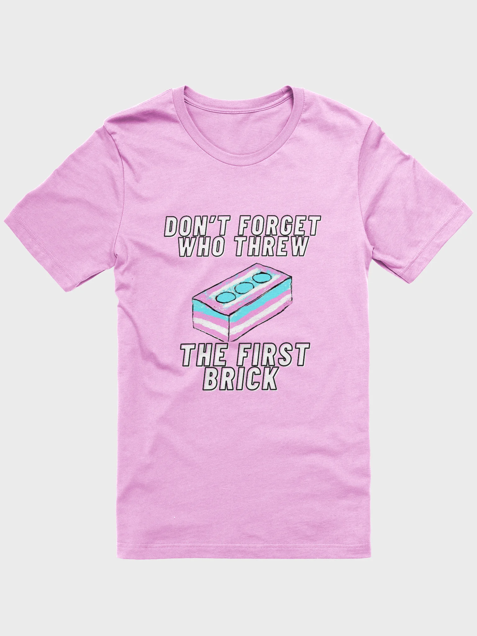 Don't Forget Who Threw The First Brick Tee product image (1)