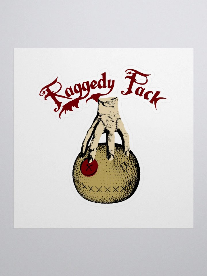 Red Hand Sticker product image (1)