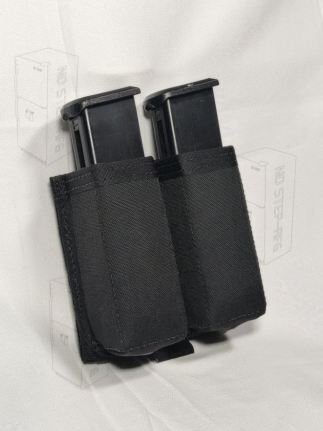 *Made to order* Double Pistol Pouch, Black product image (1)