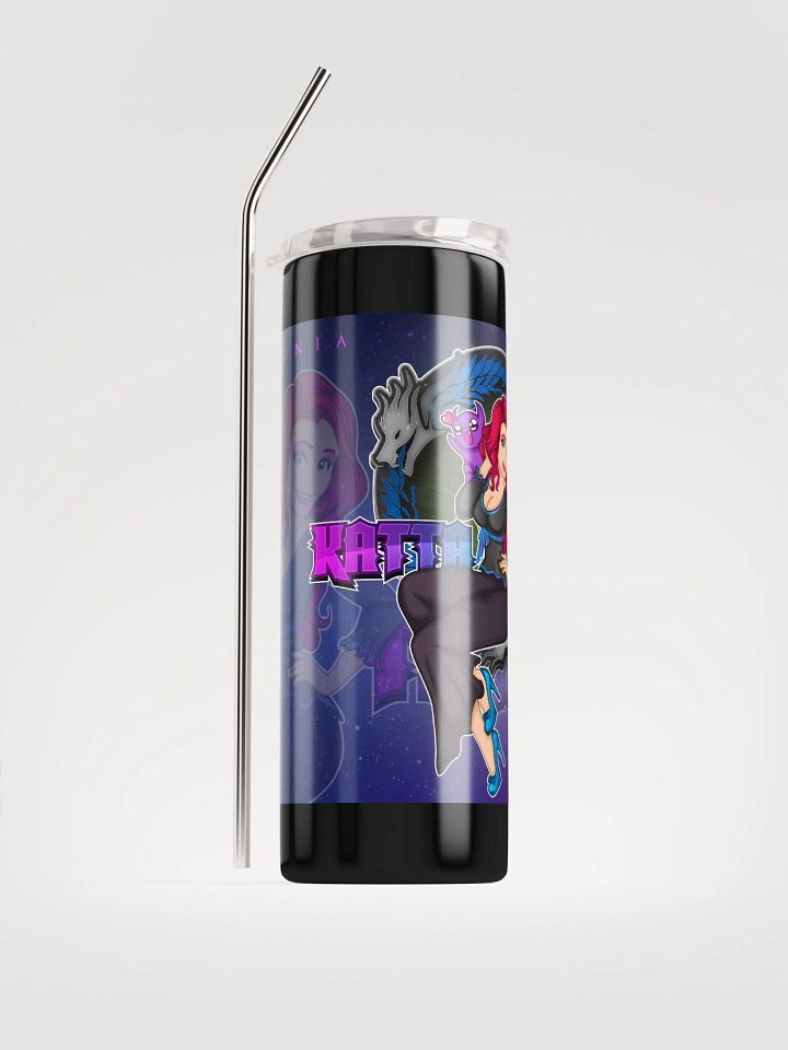 Stainless Steel Tumbler with Straw product image (2)