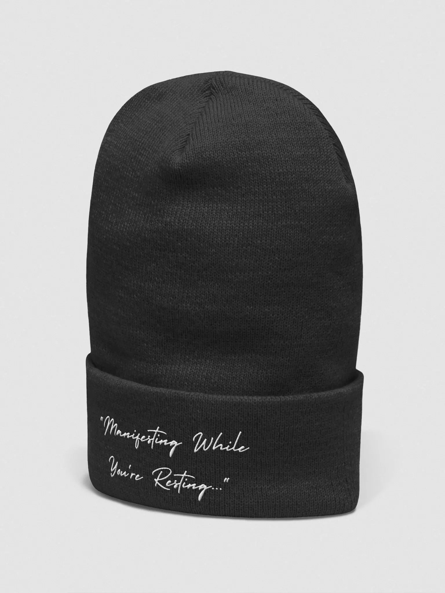 Manifesting Beanie (Black) product image (3)