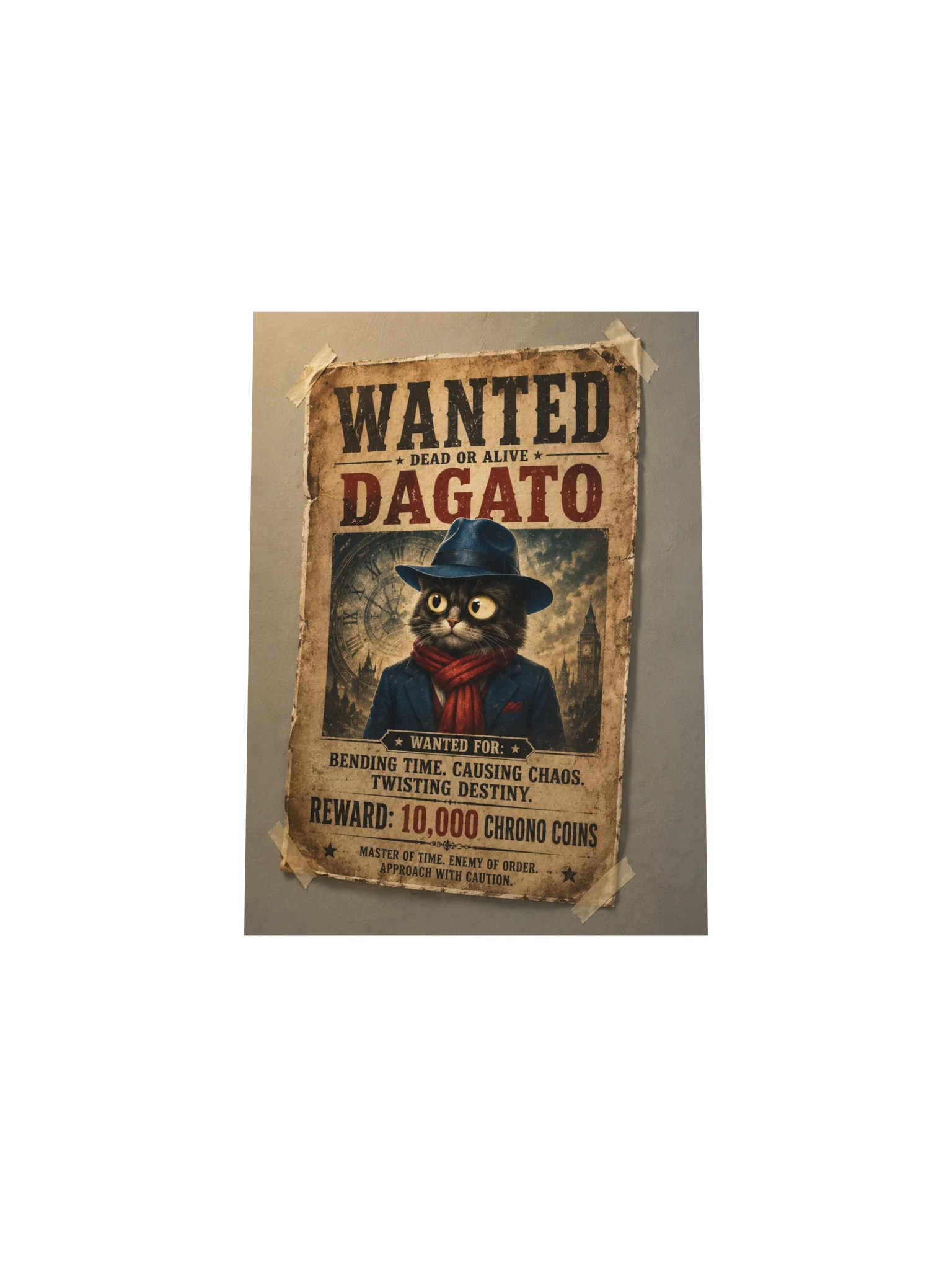 daGATO: Wanted Across Time Poster product image (20)