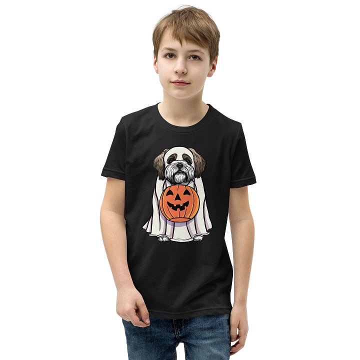 Halloween Shih Tzu(Brown) Youth T-Shirt product image (1)