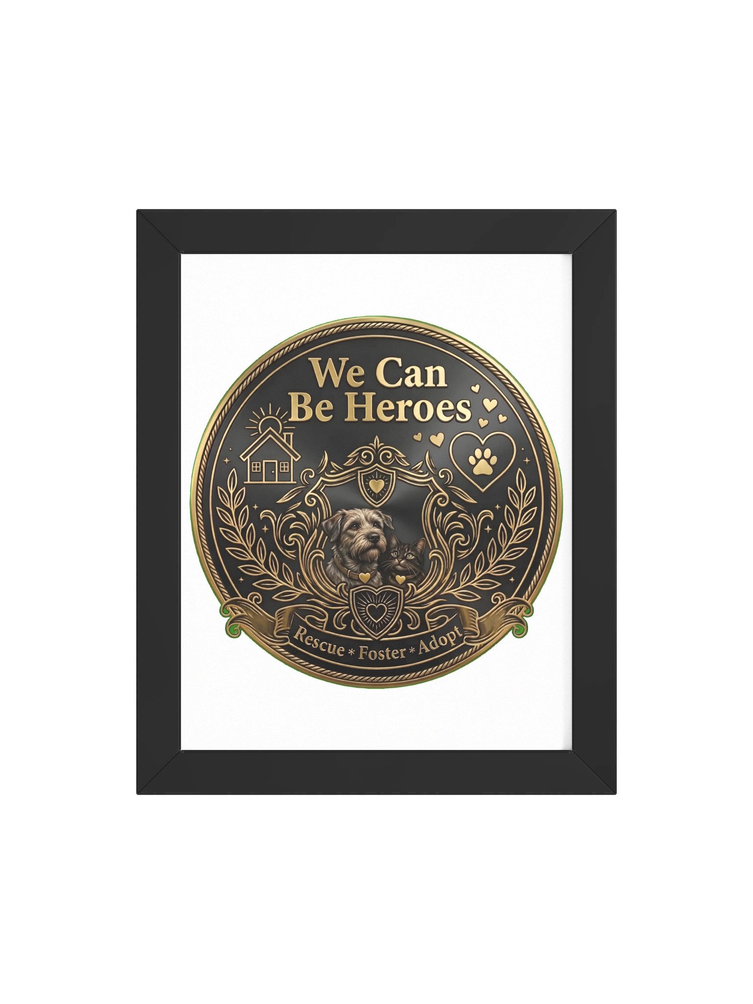 We Can Be Heroes Pet Rescue Framed Poster product image (4)