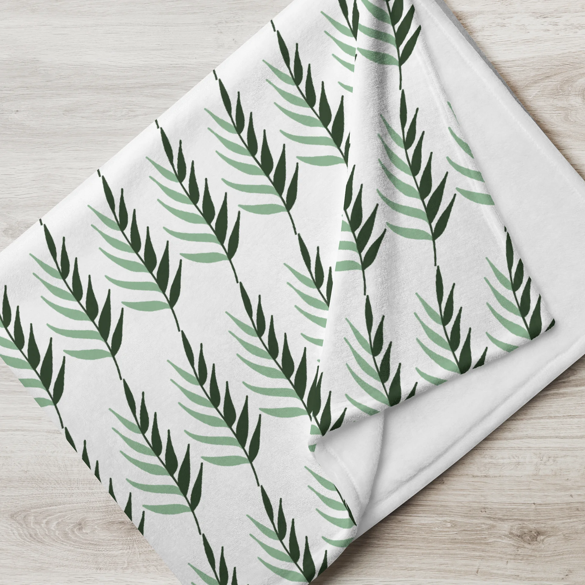 Throw Blanket - Glitch Green Abstract product image (7)