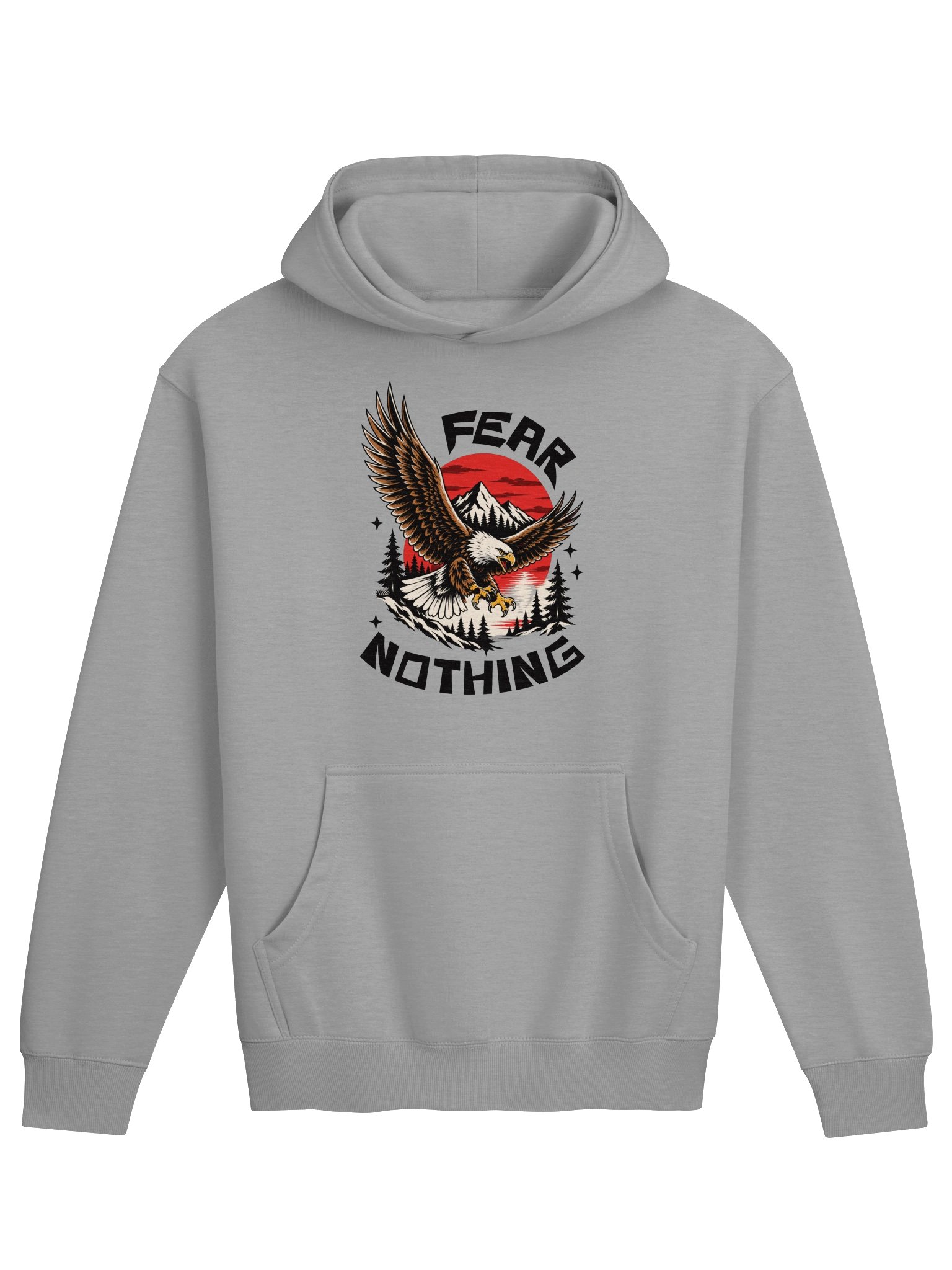 Fear Nothing - Graphic Cotton Heritage M2635 Box Hoodie product image (1)