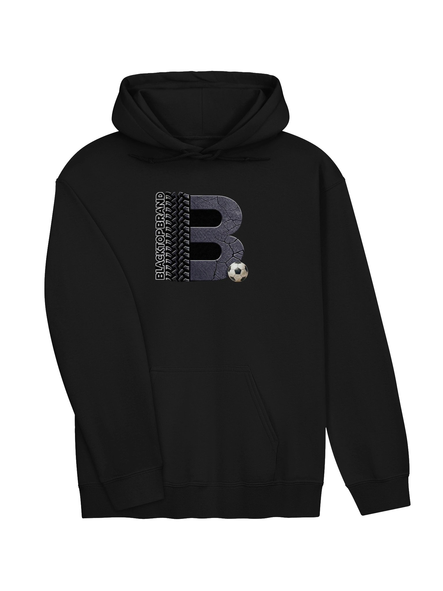 Blacktop Brand Soccer Logo Pullover Hoodie product image (30)