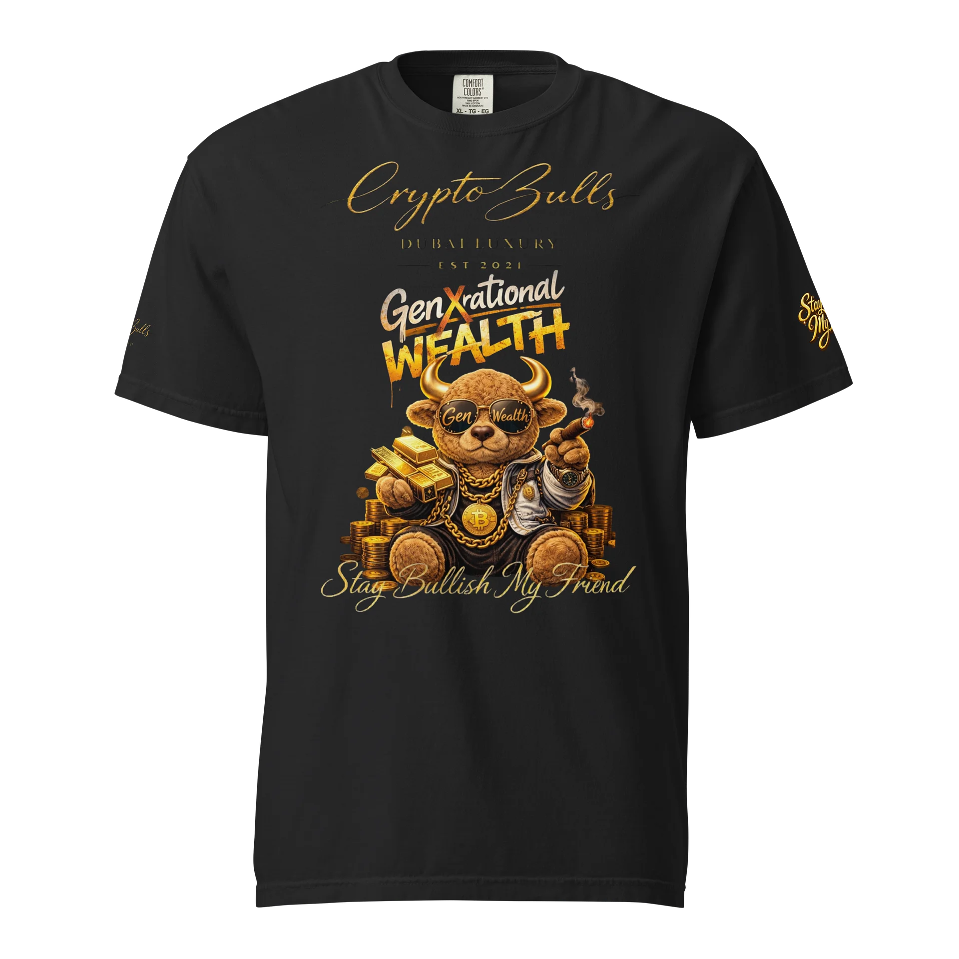 Bullish GenX Wealth Teddy Bull Tshirt - Bullish Collection product image (2)