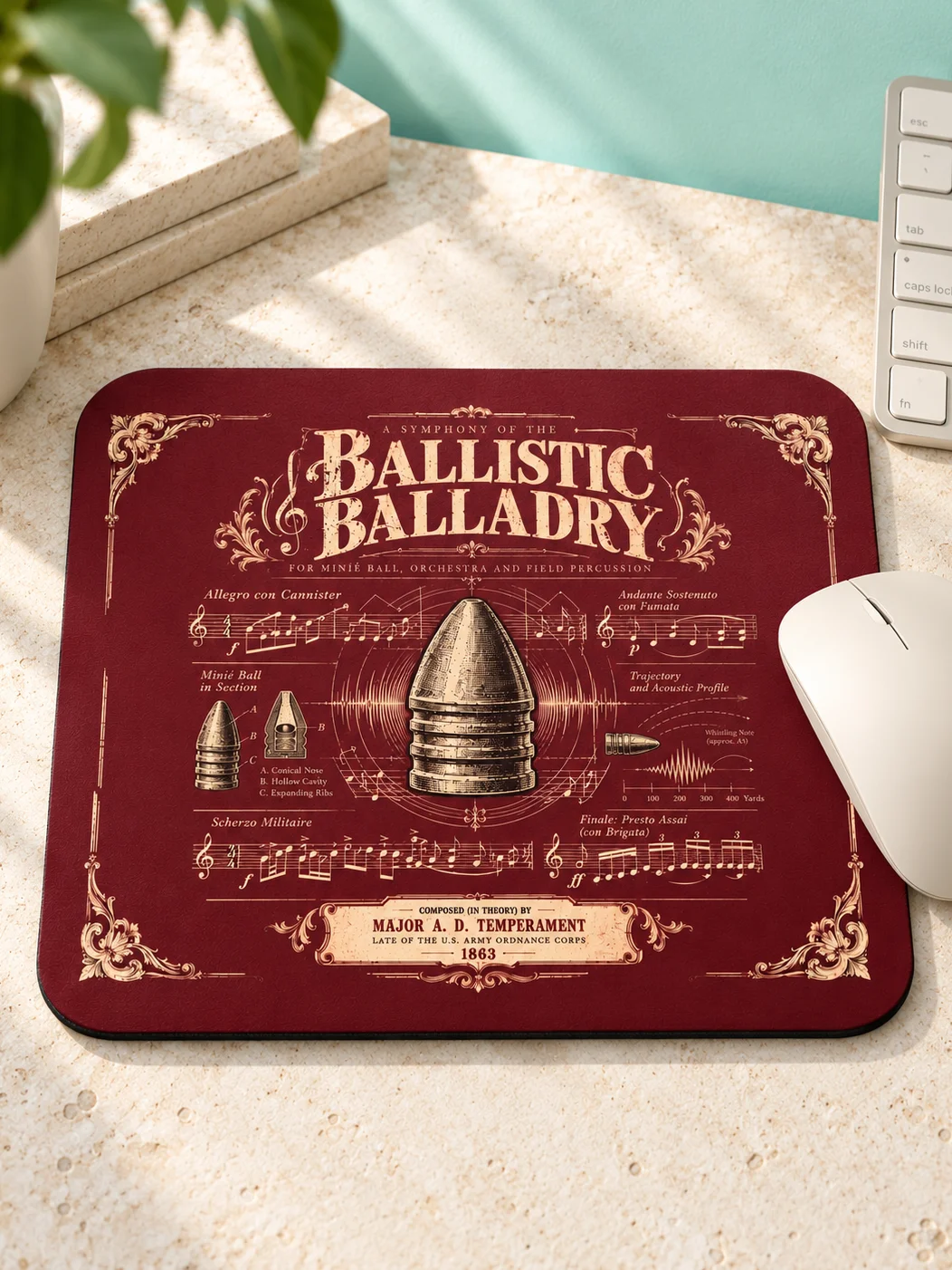 Ballistic Balladry Civil War Coaster product image (2)