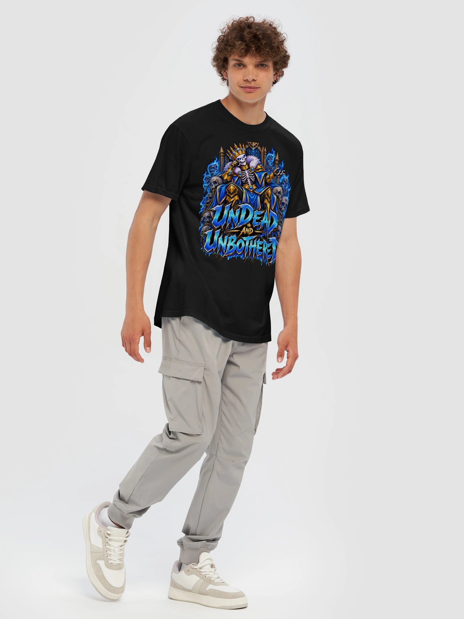 Undead And Unbothered Tee (Blue) product image (7)