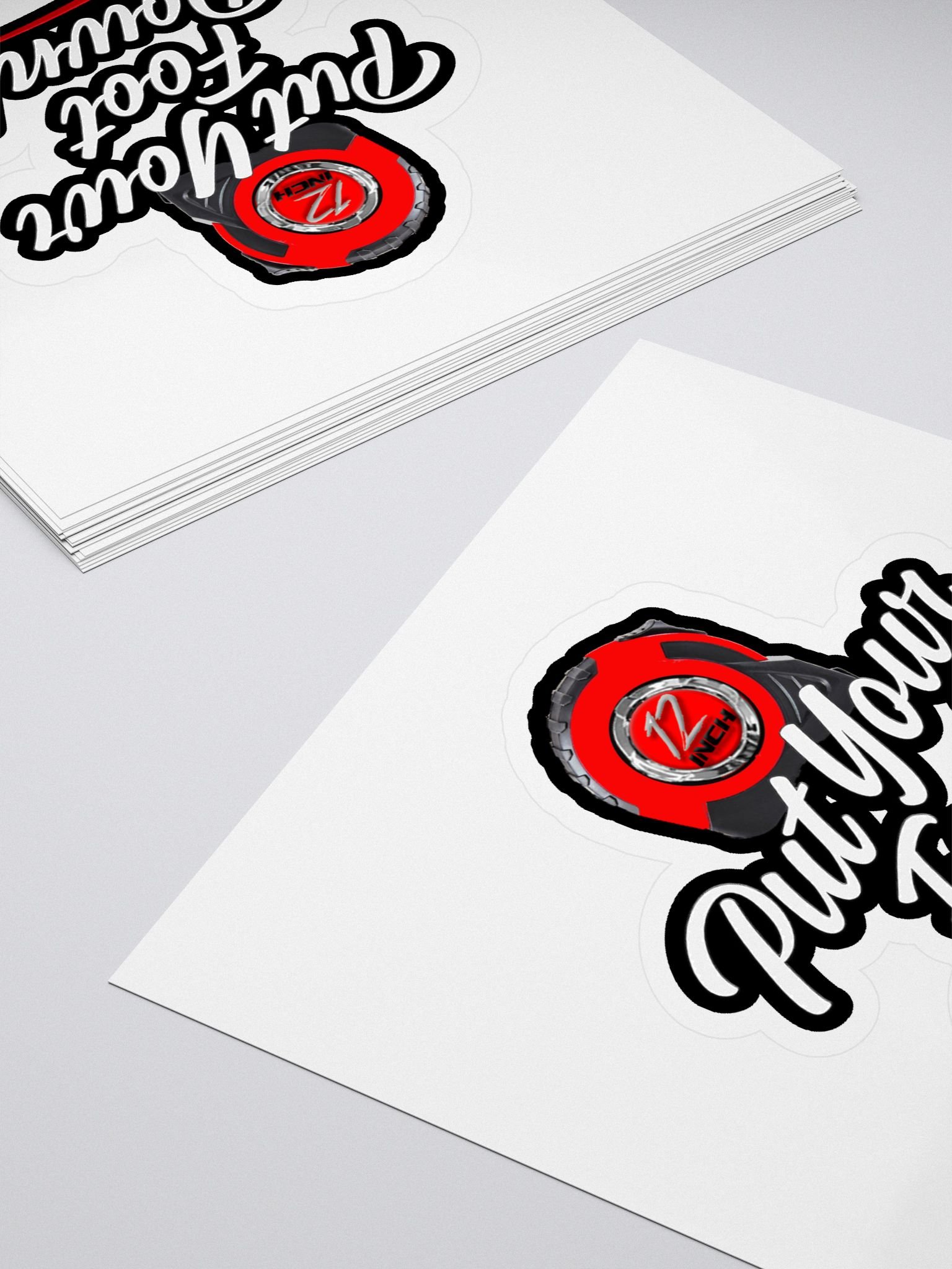 Put Your Foot Down! | 12-Inch Reacts | Die-Cut Sticker product image (4)