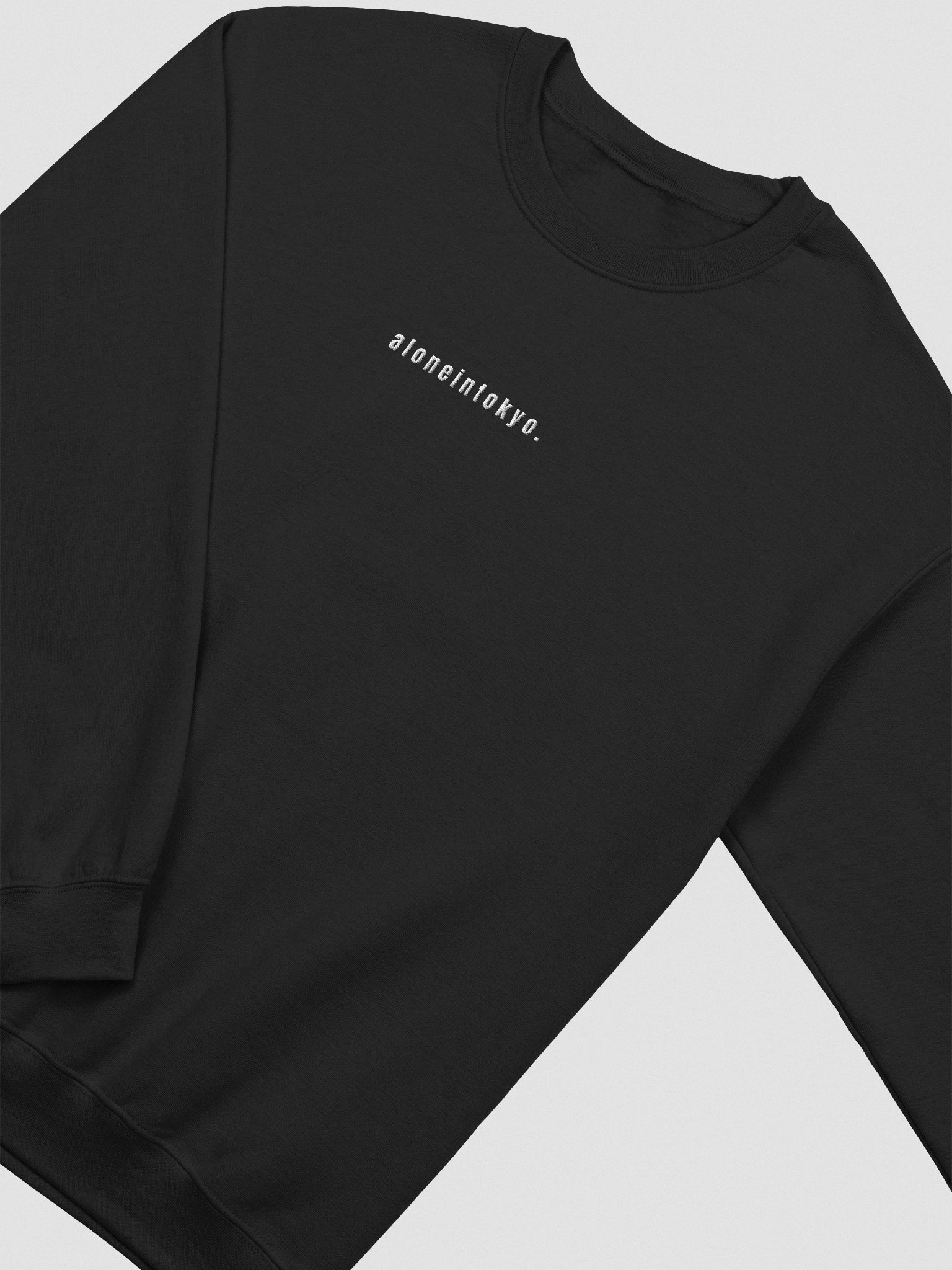 TOKYO WHITE TEXT EMBROIDERED SWEATSHIRT product image (2)