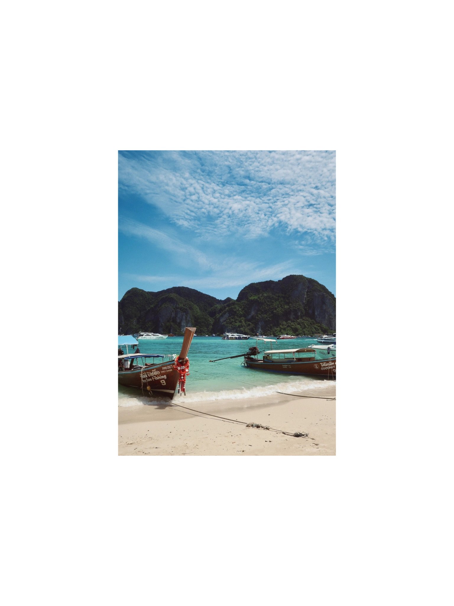 Phi Phi Islands - Traditional Longtail Boats – (Print Only) product image (2)