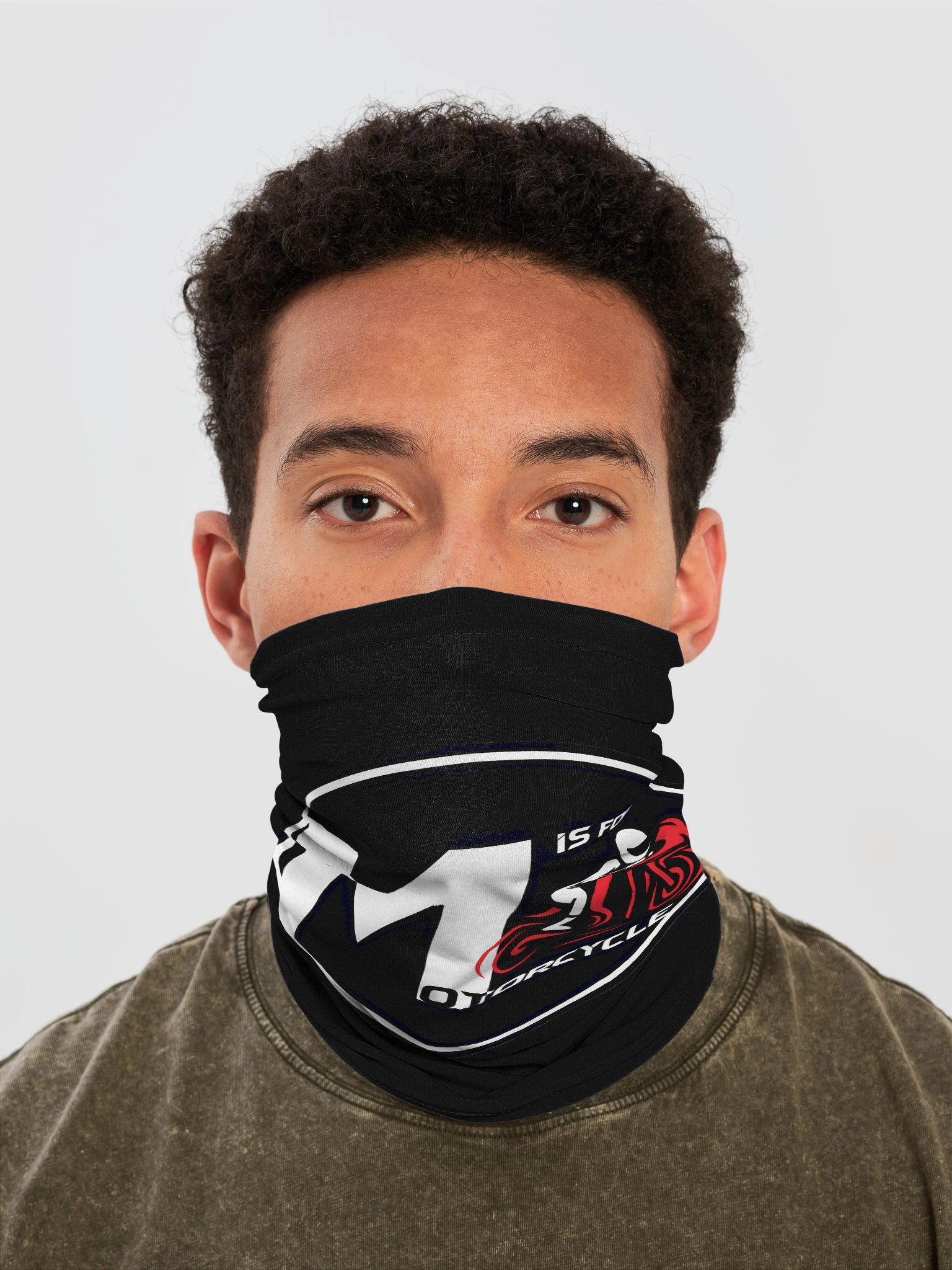 M is for Motorcycle Neck Gaiter product image (1)