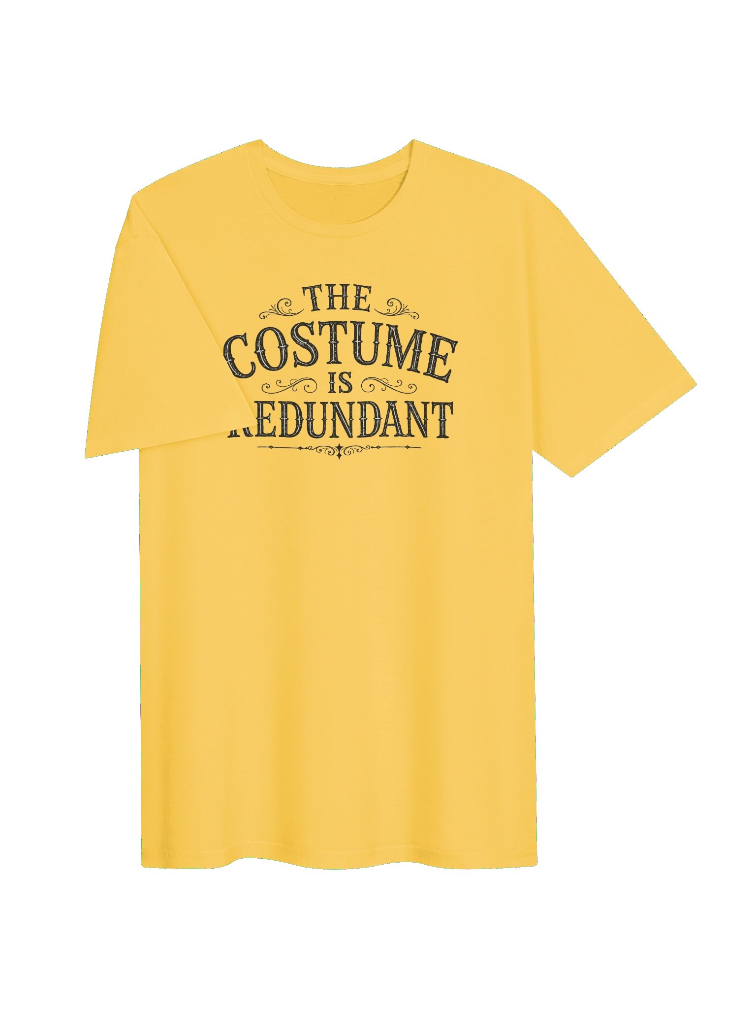 THE COSTUME IS REDUNDANT Halloween Unisex Cotton Softstyle T-Shirt product image (3)