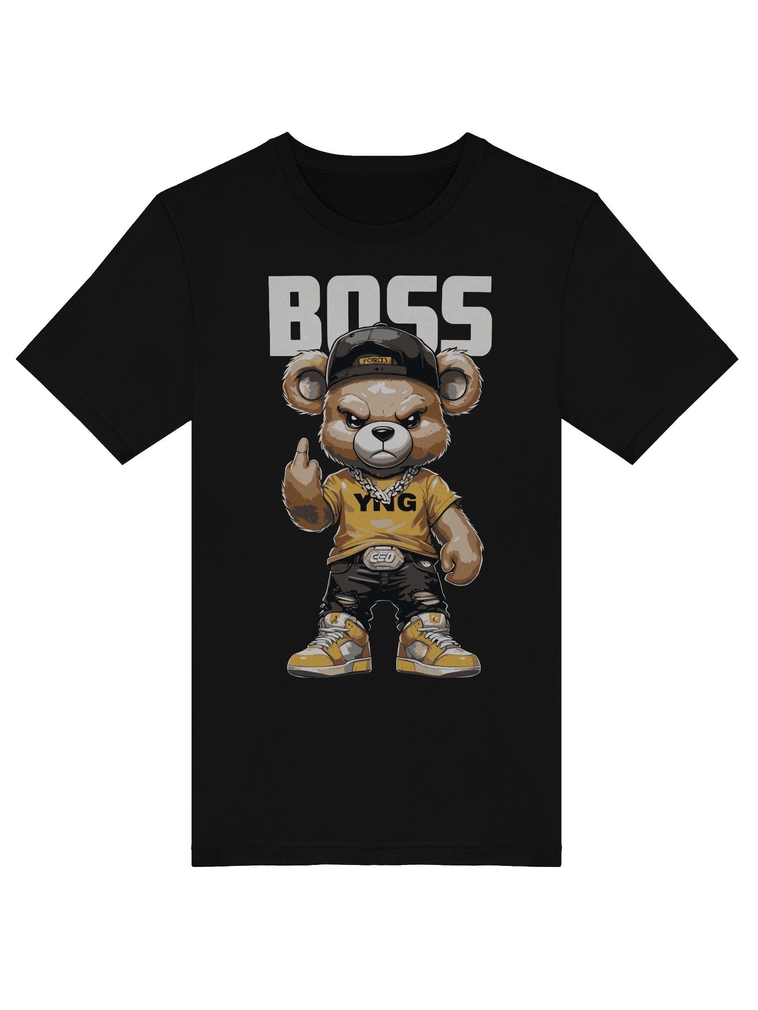 CEO Bear Boss Tee - Unisex T-Shirt – Premium Printed T-Shirt for Everyday Casual & Streetwear product image (5)