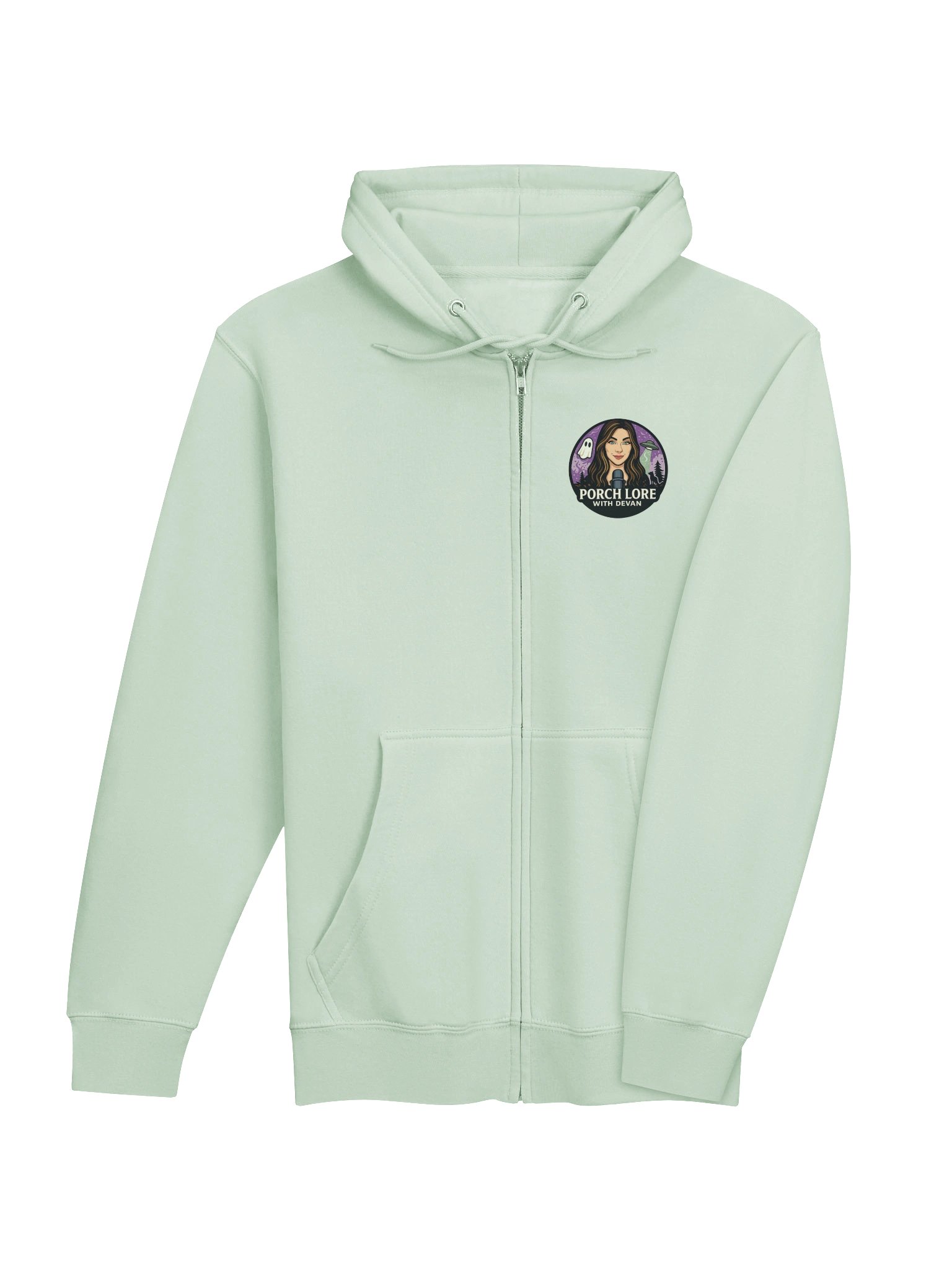 PORCH LORE DEVAN LOGO ZIP UP HOODIE product image (4)
