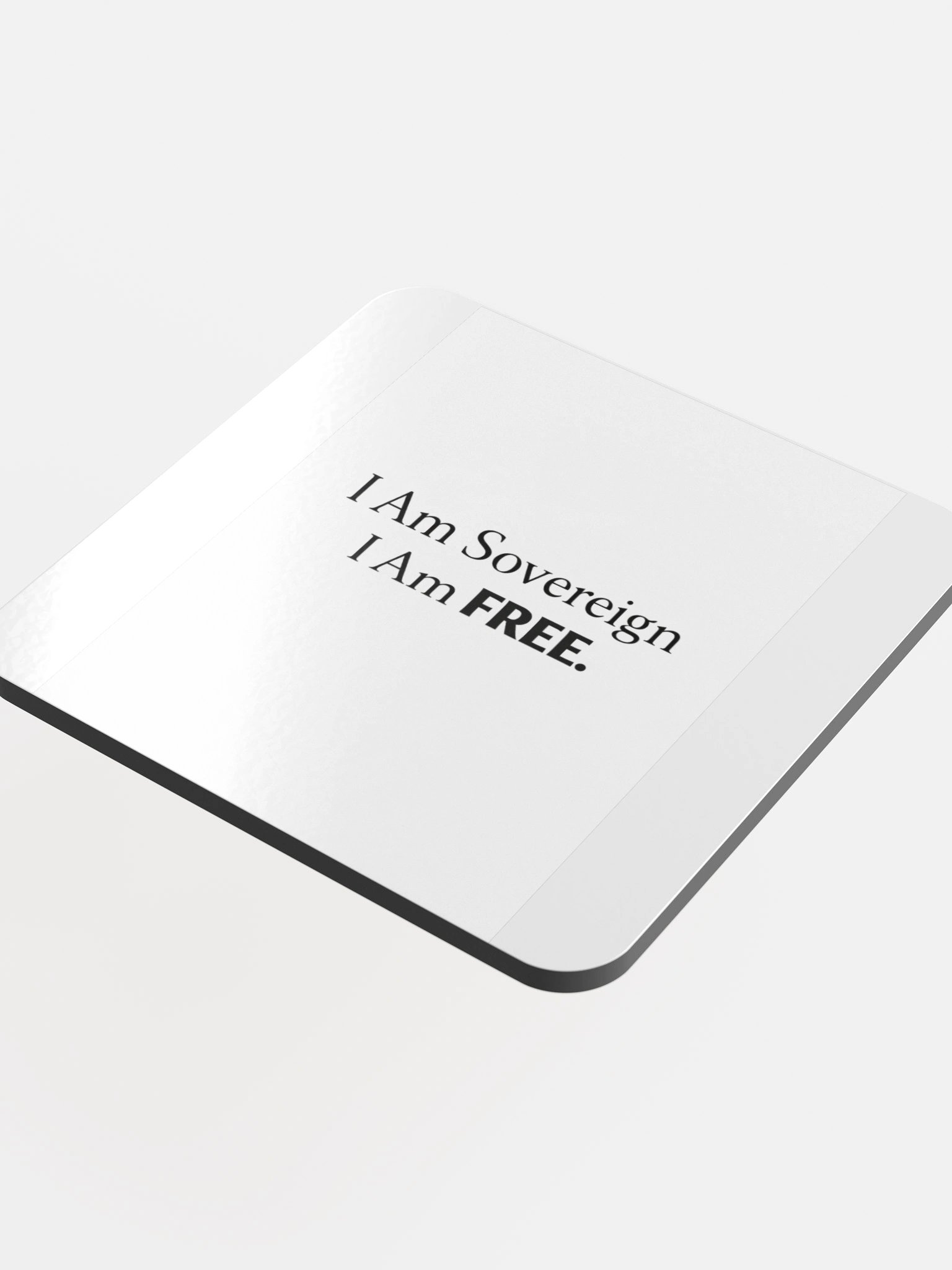 I Am Sovereign I AM FREE Coaster product image (4)