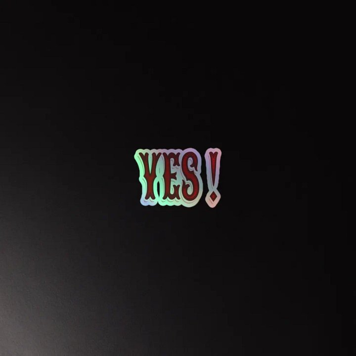 YES! Holographic Sticker Sheet product image (4)