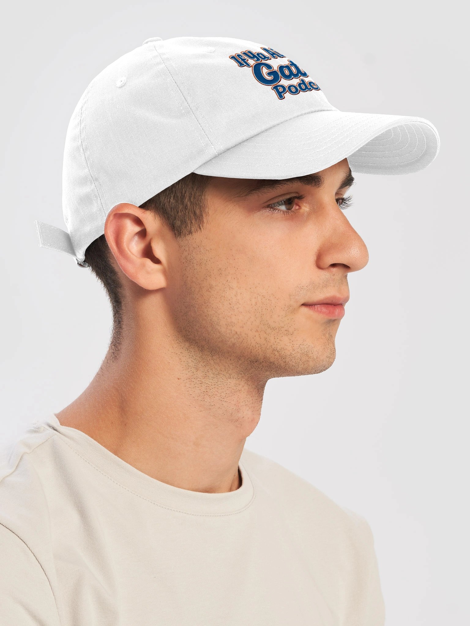 Script (Blue) Embroidered product image (8)