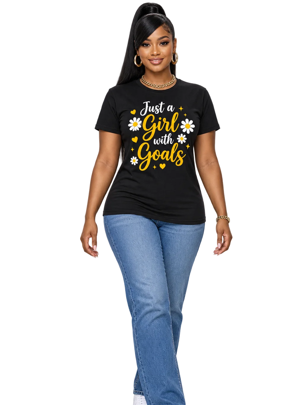 Just a Girl with Goals Tee product image (2)