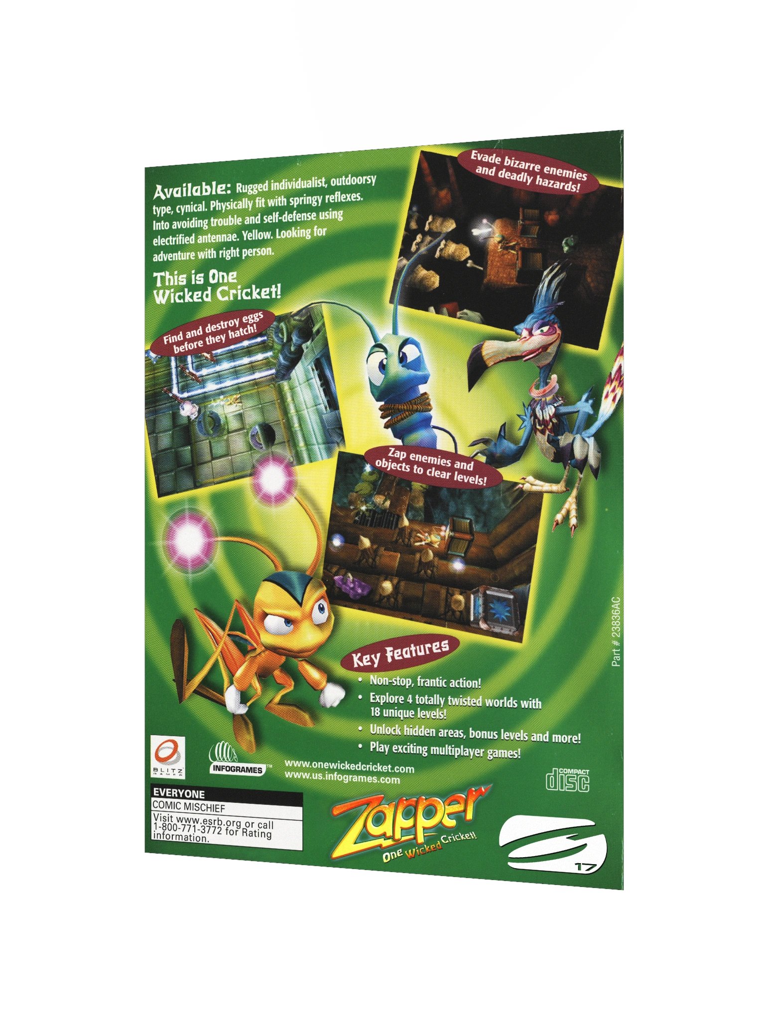 Zapper! One Wicked Cricket - Promotional Poster/Flyer product image (2)