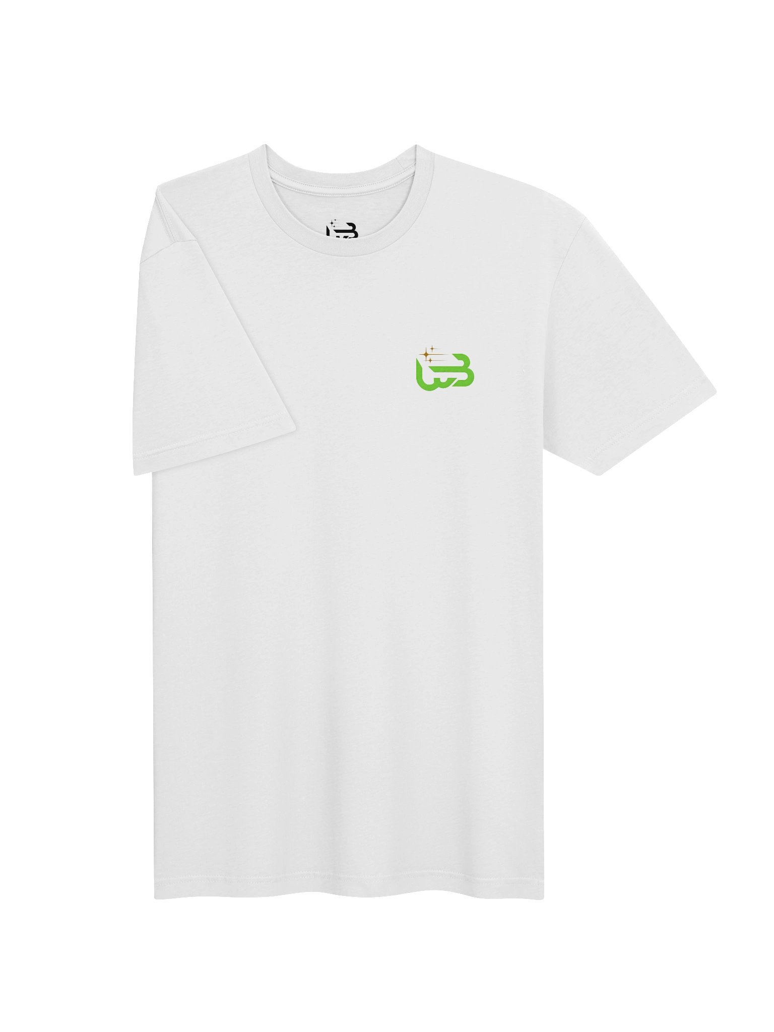 White & Green Supersoft T-Shirt product image (5)