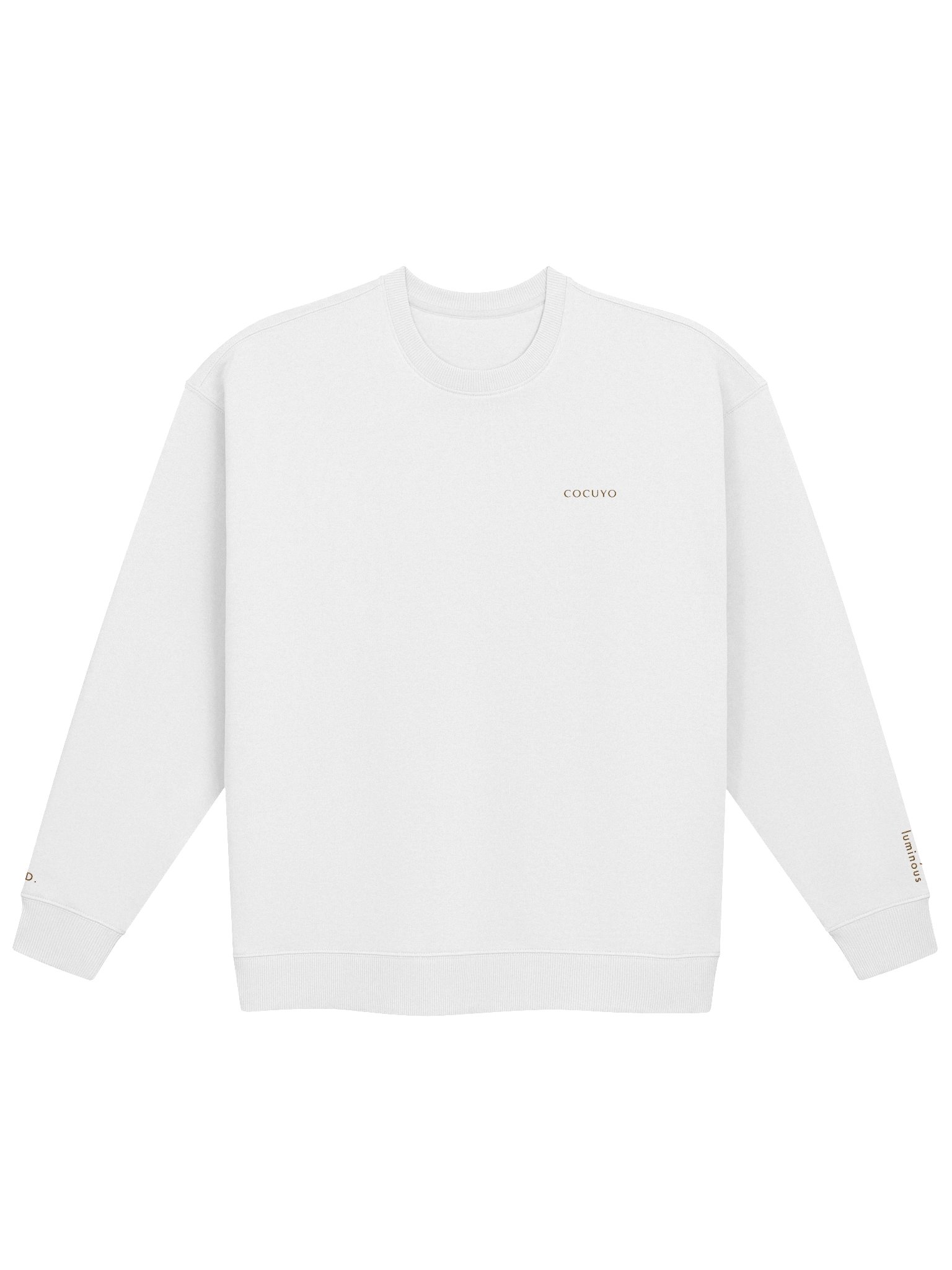 softly luminous — E.D. | Unisex Organic Oversized Sweatshirt product image (1)