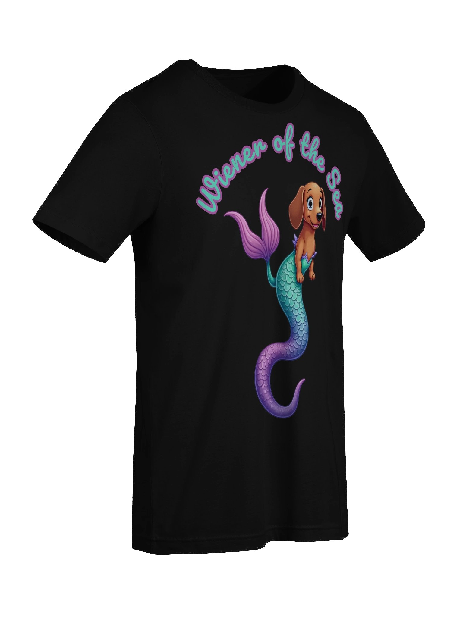 Wiener of the Sea – Cute Mermaid Dachshund T-Shirt product image (9)