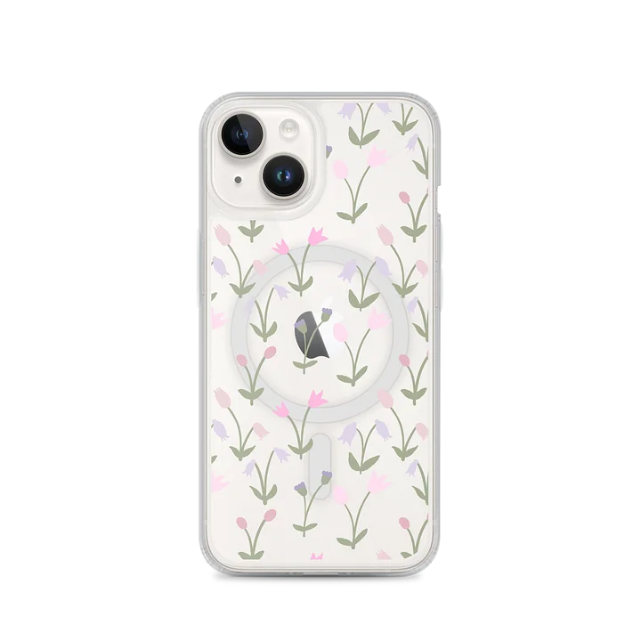 TULIPS AND BLUE BELLS GARDEN MagSafe® Clear Case product image (4)