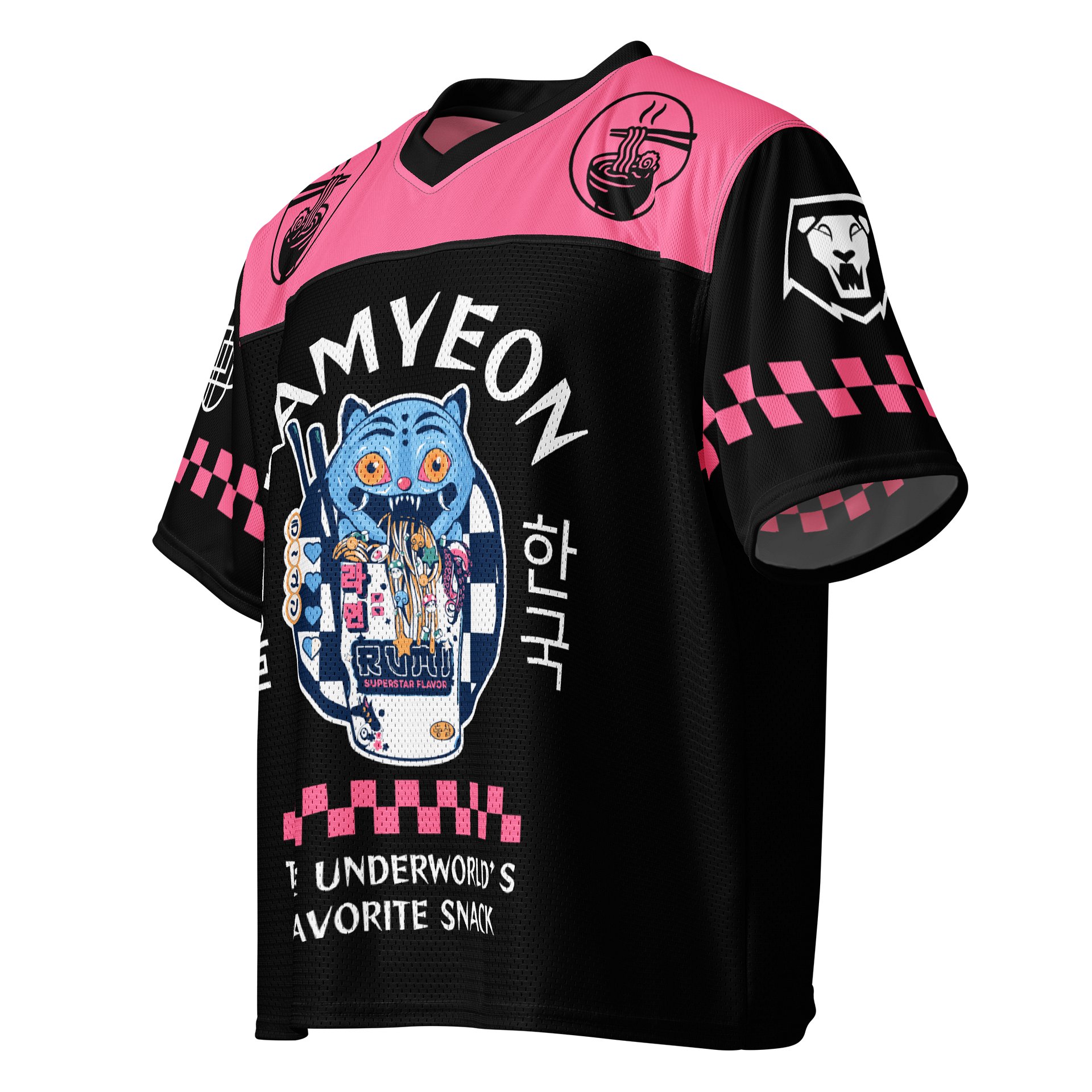 Derpy's Demon Retro Ramyeon Shop Mesh Jersey product image (3)