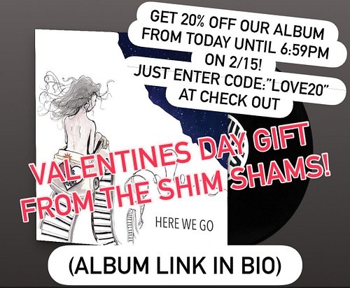 Valentines Special on our Album! 20% off your order from now until 6:59pm on 2/15!  Choose from Vinyl or CD! Link to our albu...