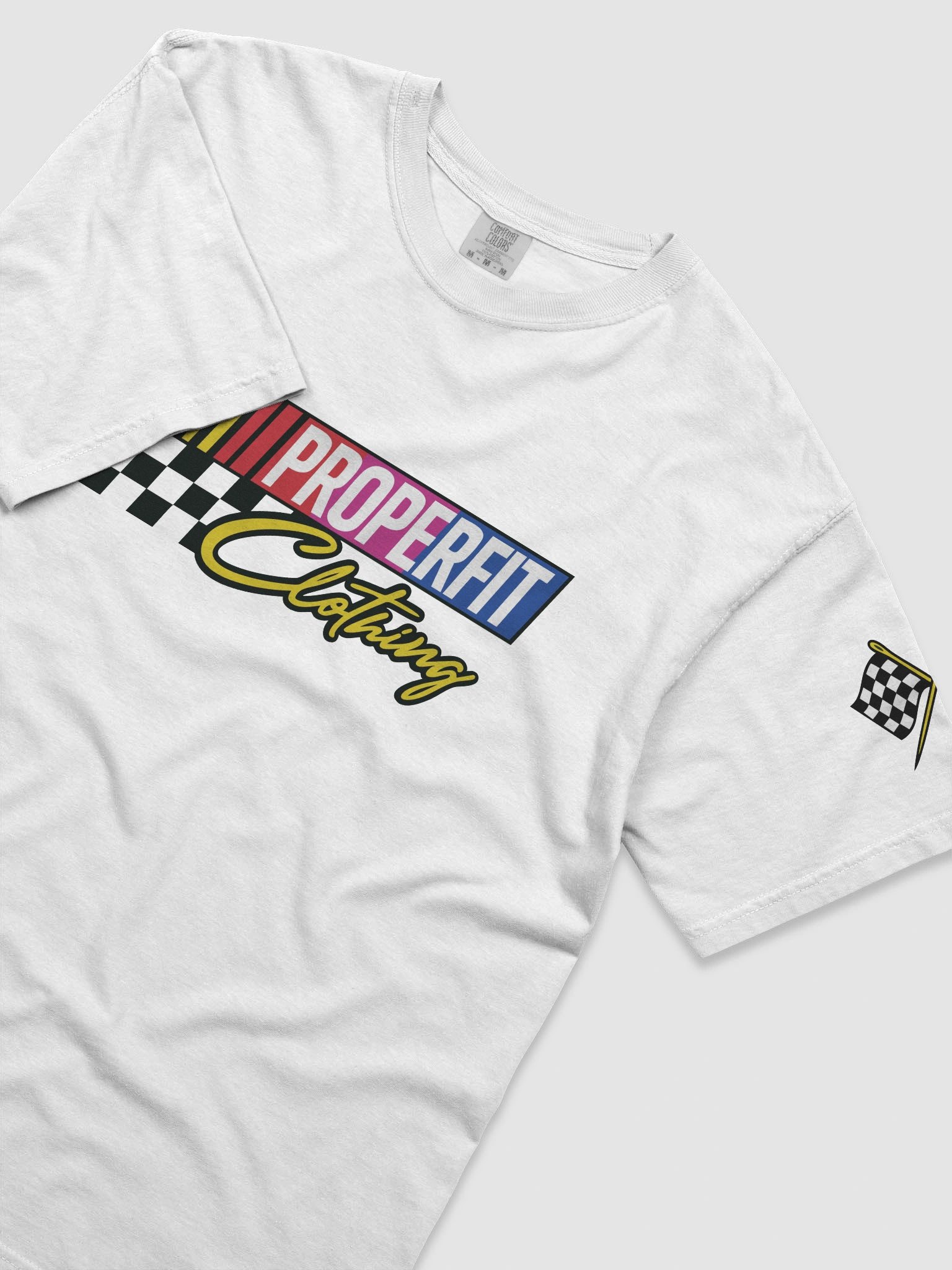 Checkered Flags Heavyweight Unisex Tee product image (23)