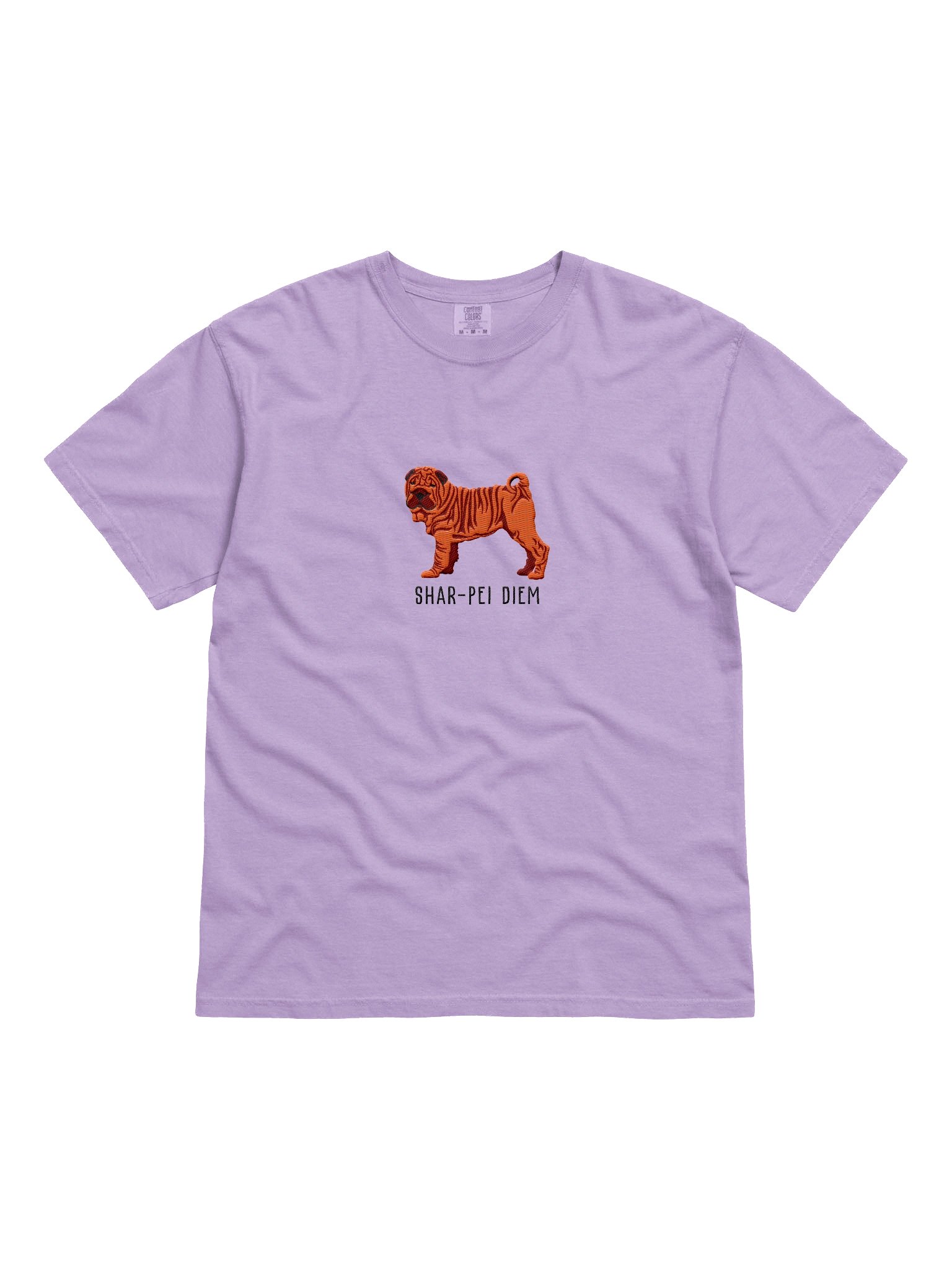 Shar-Pei Diem T-Shirt(Embroidered) of a Chinese Shar-Pei(Red) product image (4)