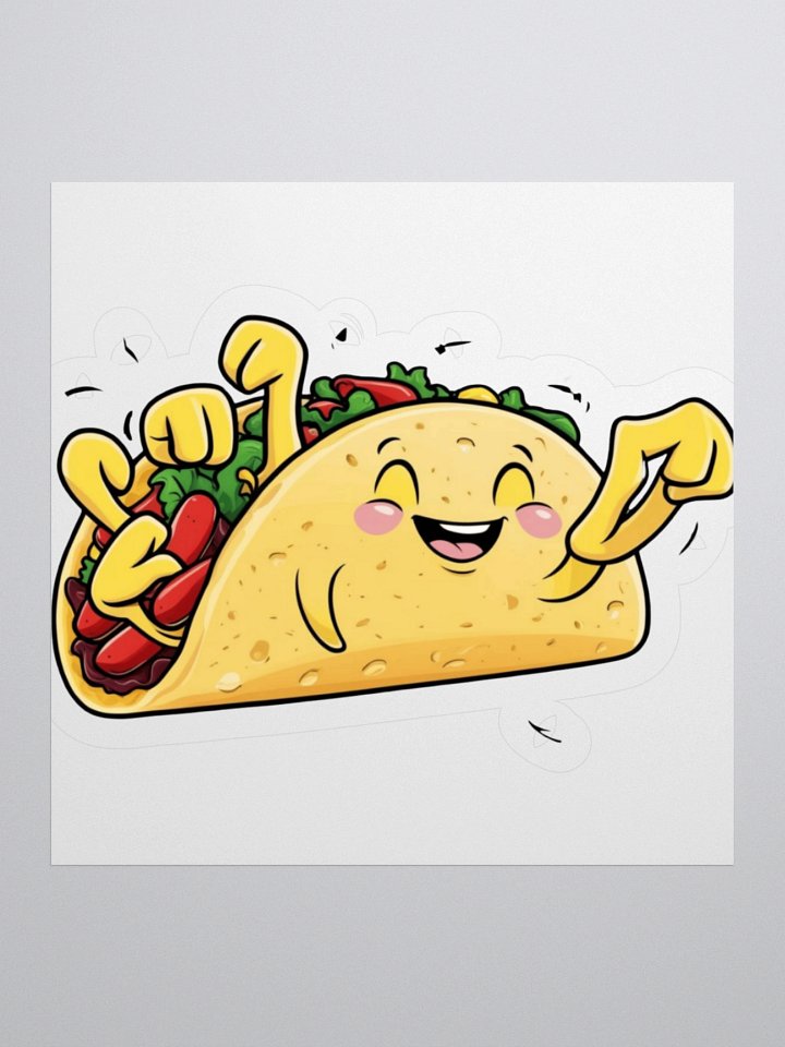 "Taco Tickler" Kiss Cut Sticker product image (2)
