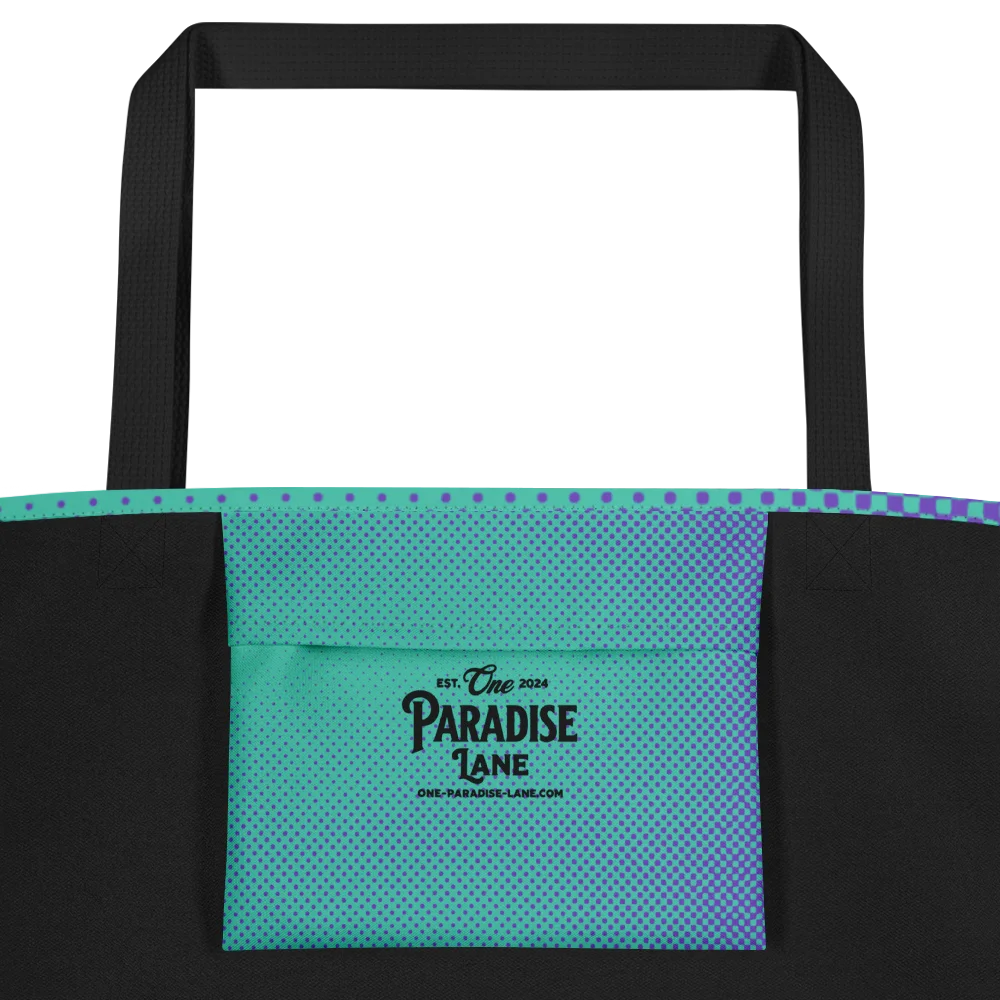 Ask Me for a Free Bible Study on Turquoise/Purple Retro-inspired dotted Background product image (3)