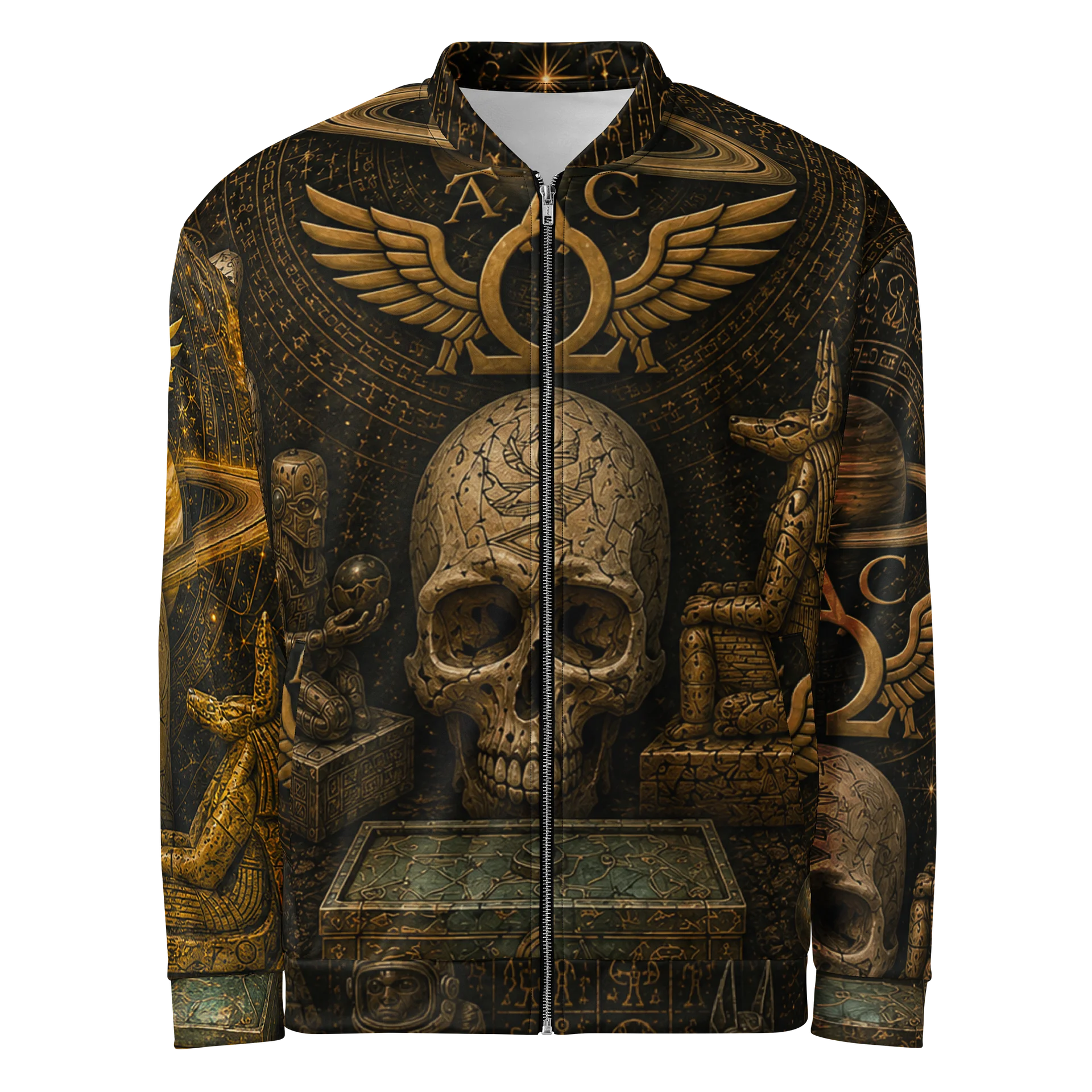 Aliencarvings Alpha Omega Bomber Jacket product image (1)