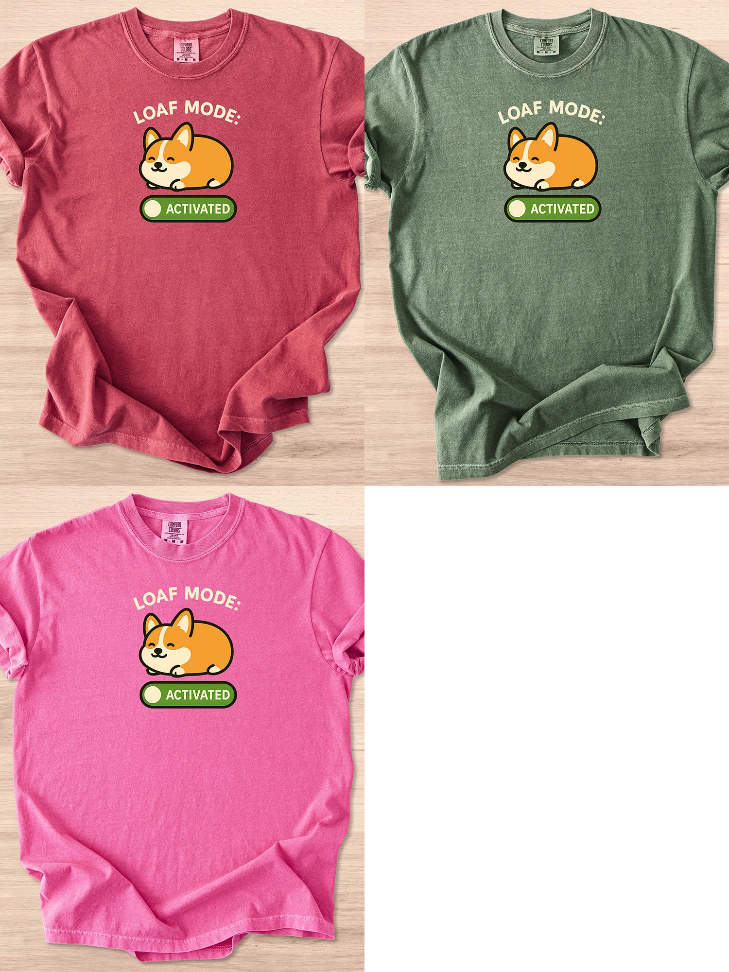 Loaf Mode: Activated (Corgi) Tee product image (22)