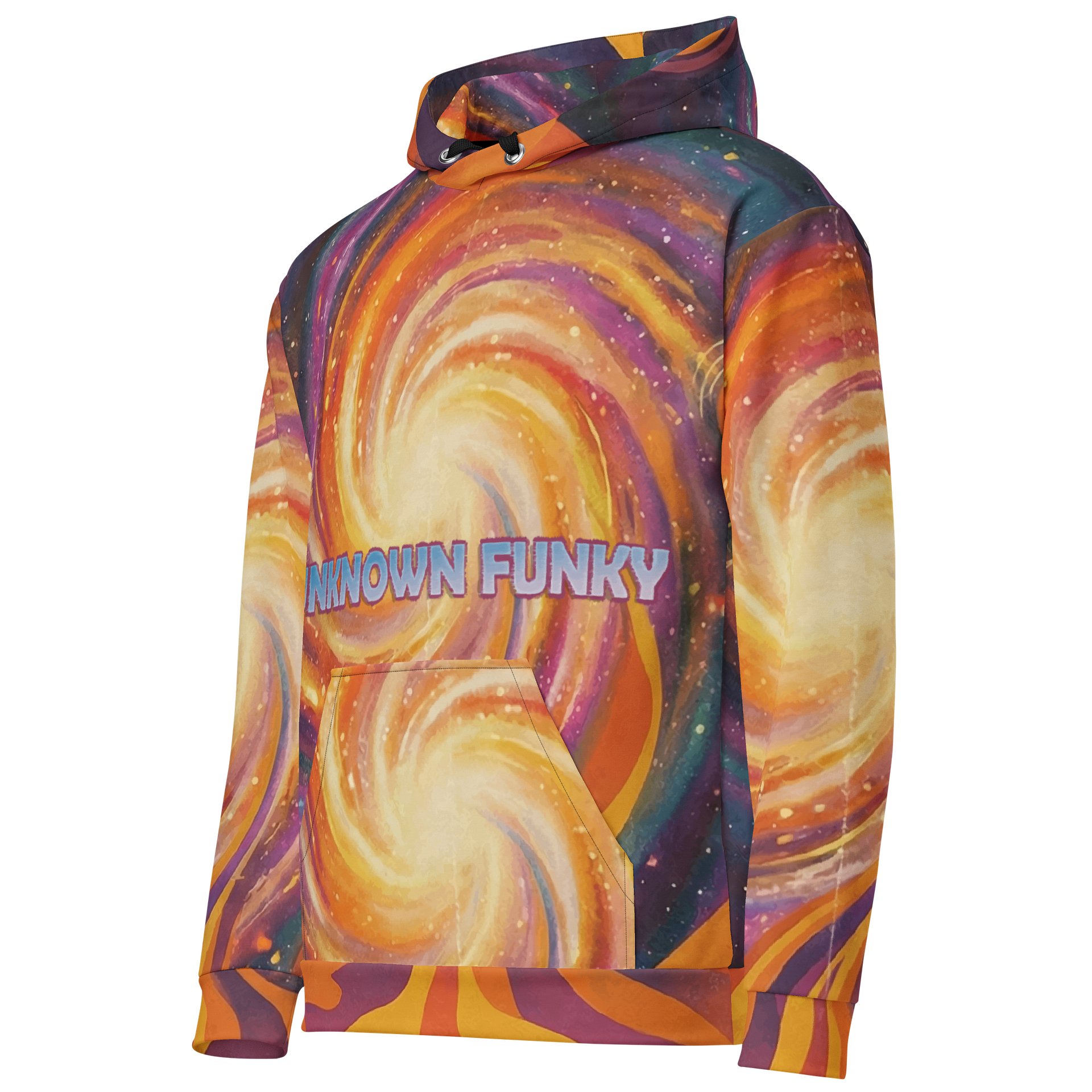 Brandon Gabriel - All-Over Print Unisex Cotton Hoodie (Unknown Funky) product image (3)