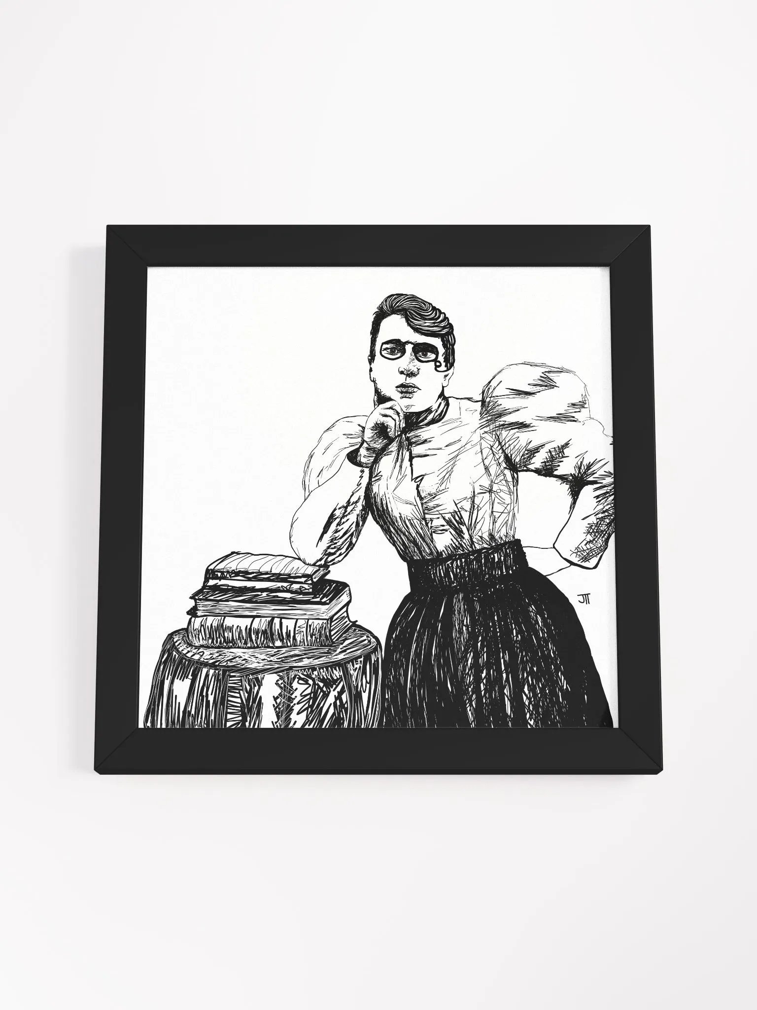 Framed Emma Goldman Print - Black & White product image (4)