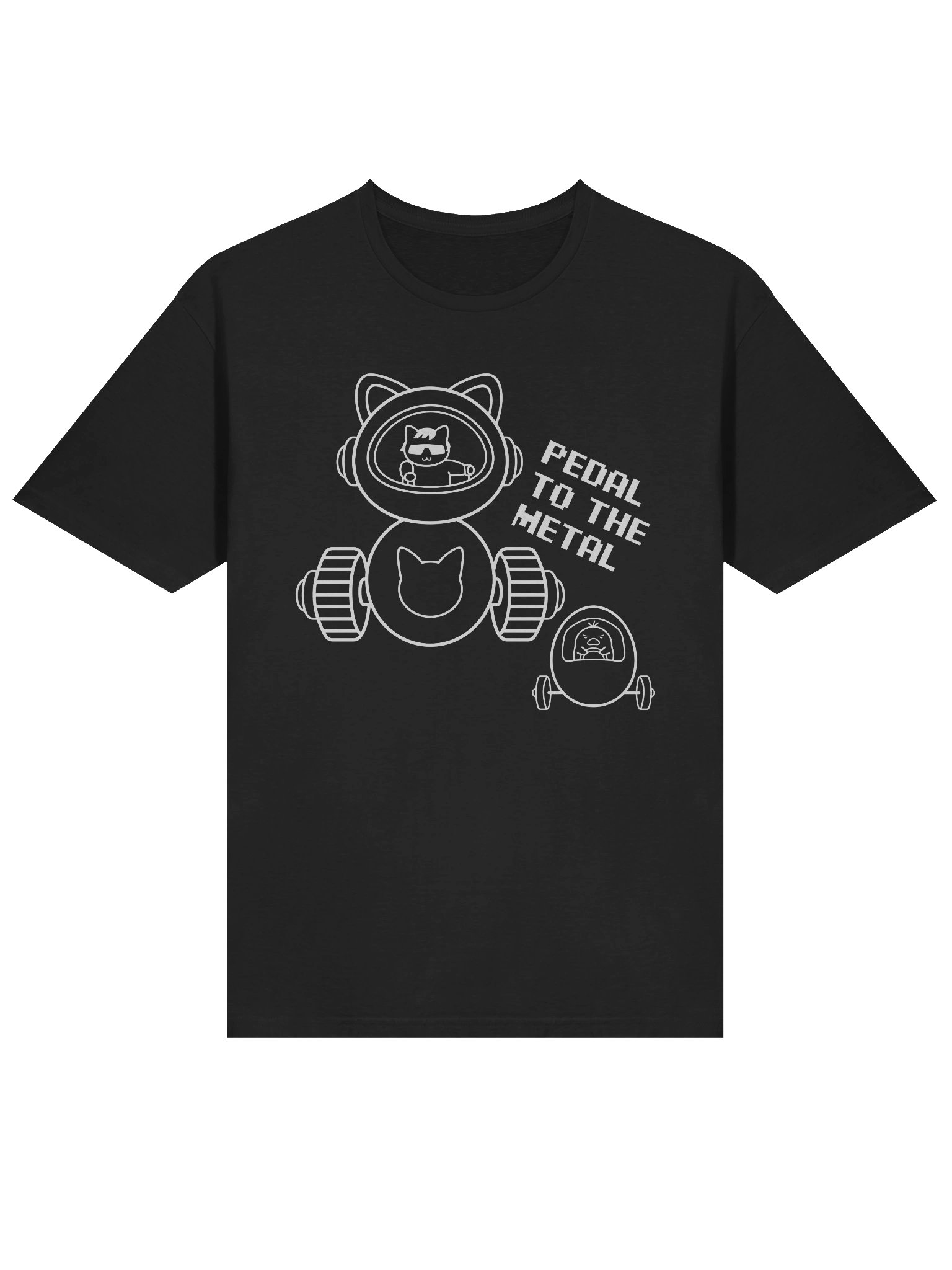 Goromi the Cat in Wig (Inefficient Vehicle Race) - Unisex Adult Super Soft Lightweight T-shirt product image (1)