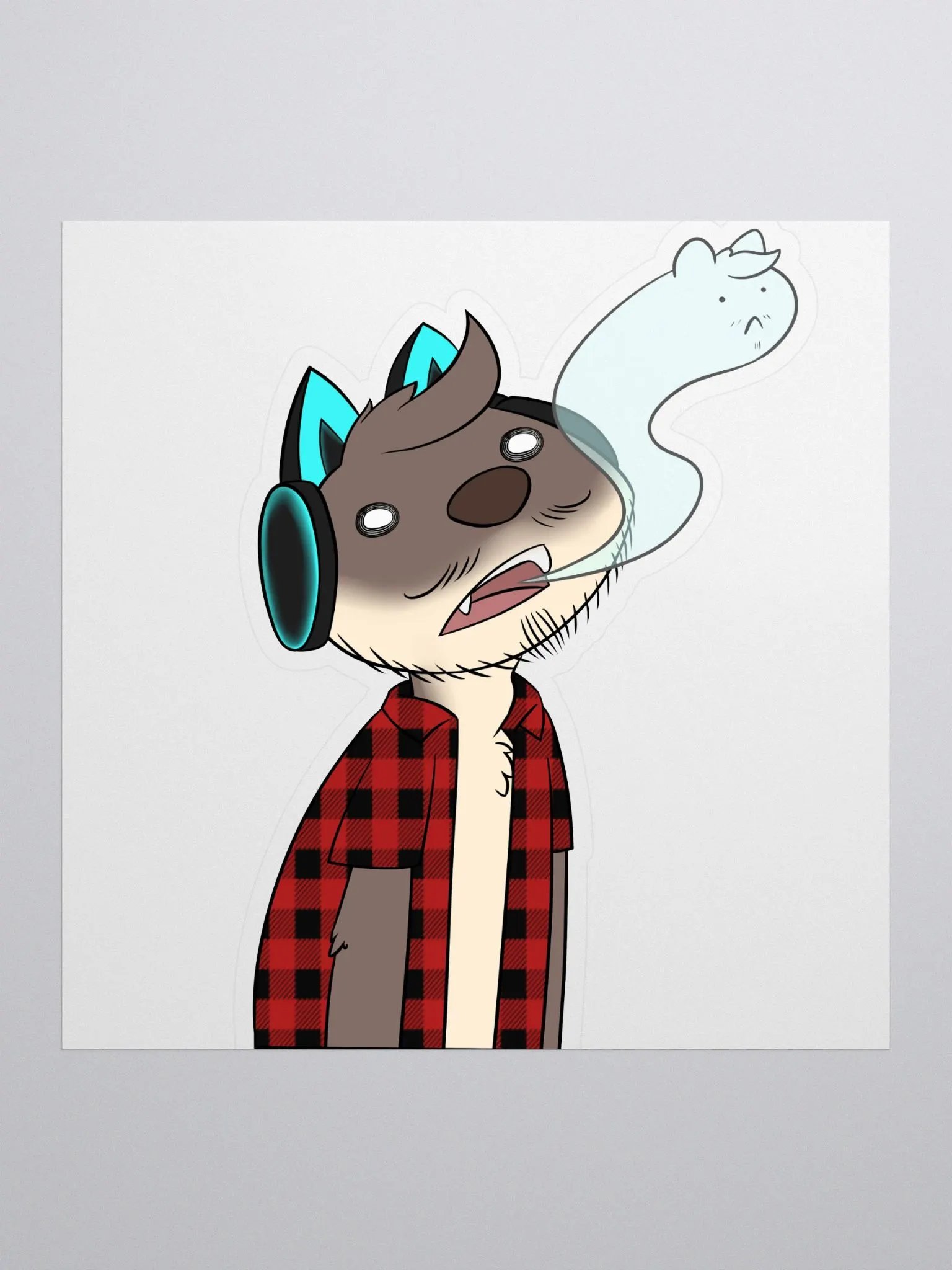 Otter Key Ghost (Sticker) product image (1)