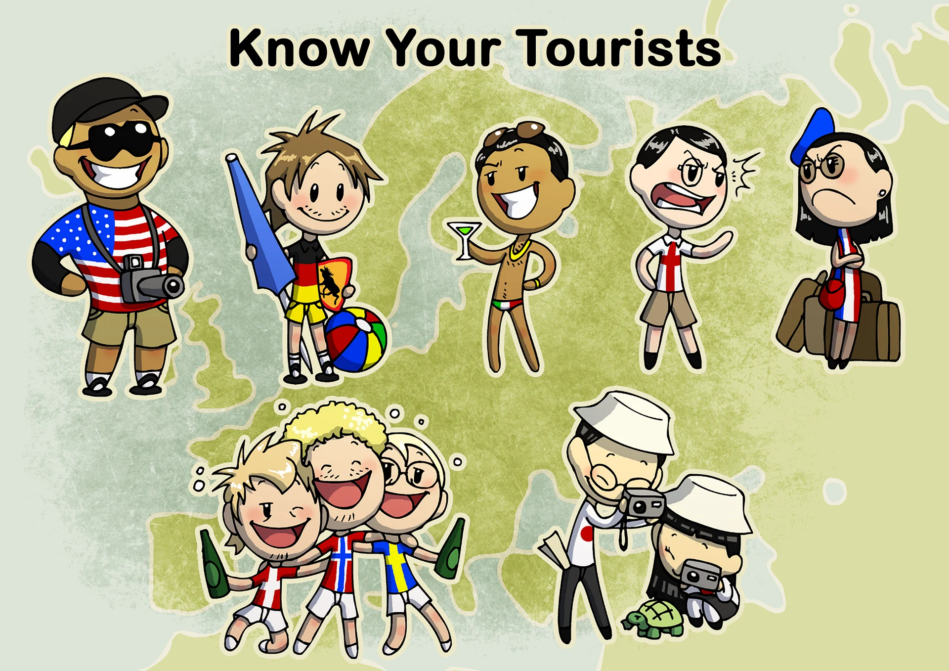 Know Your Tourists Print product image (5)