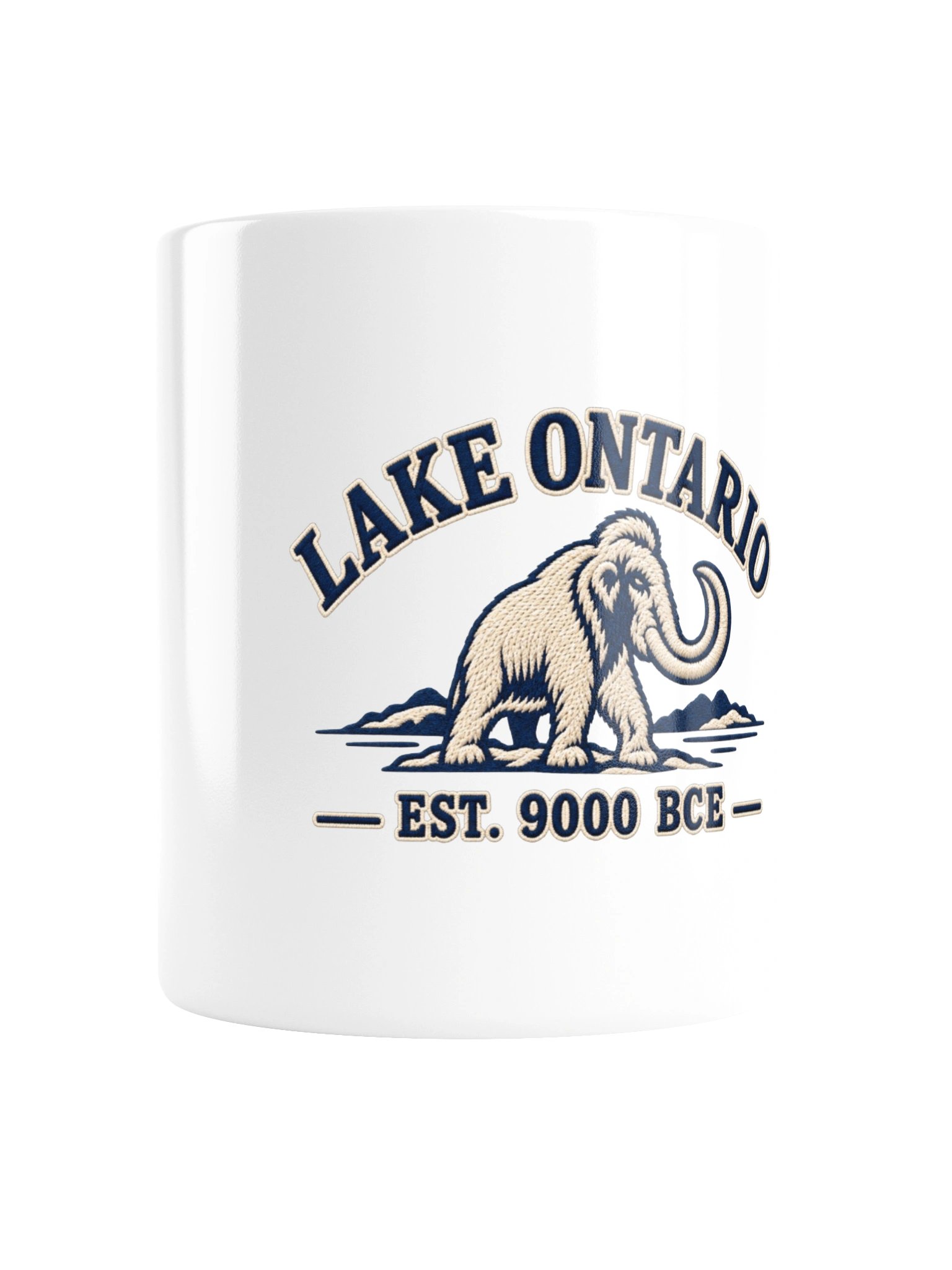 Lake Ontario Mammoth White Glossy Mug product image (2)