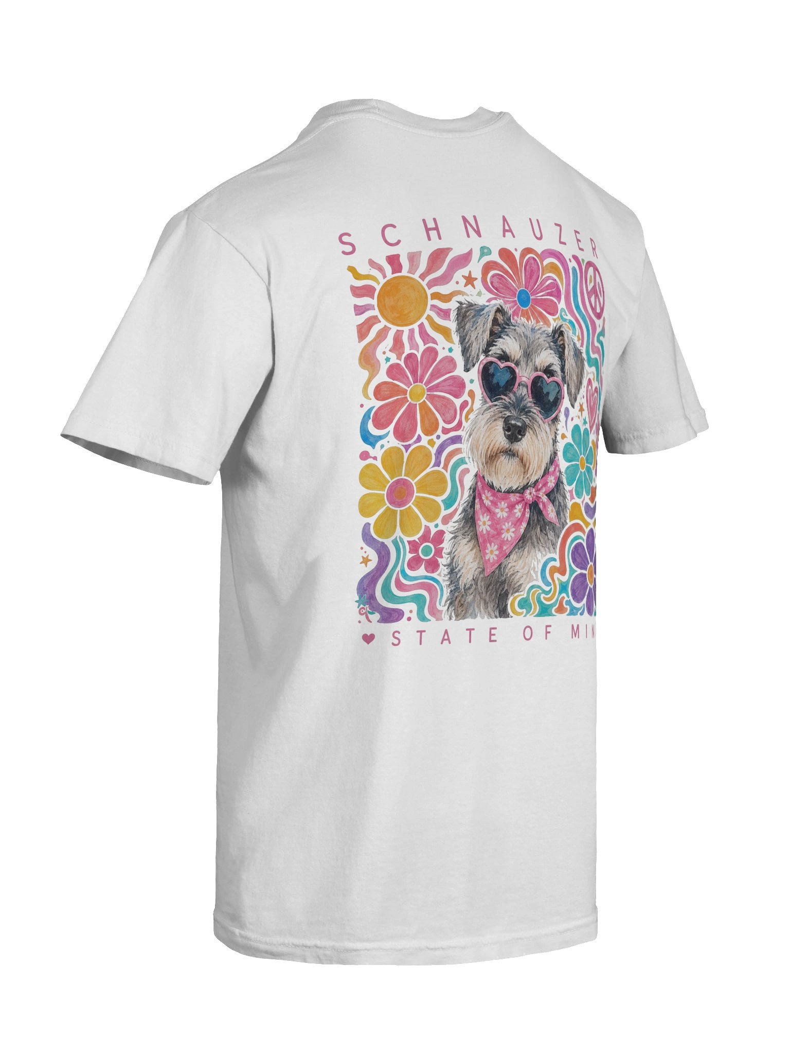 Schnauzer State of Mind™ Back Print Tee product image (9)