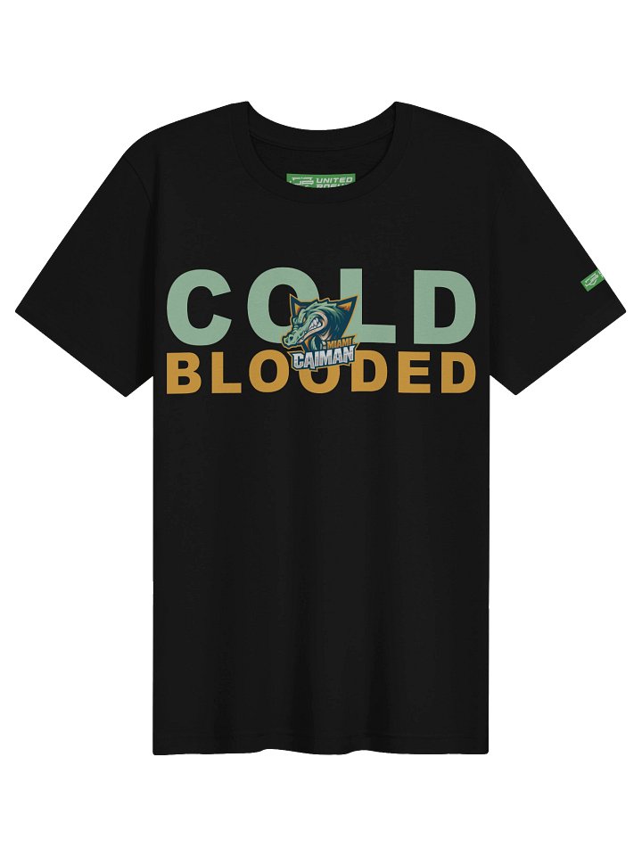 Miami Caiman Cold Blooded Slogan Series Tee product image (1)